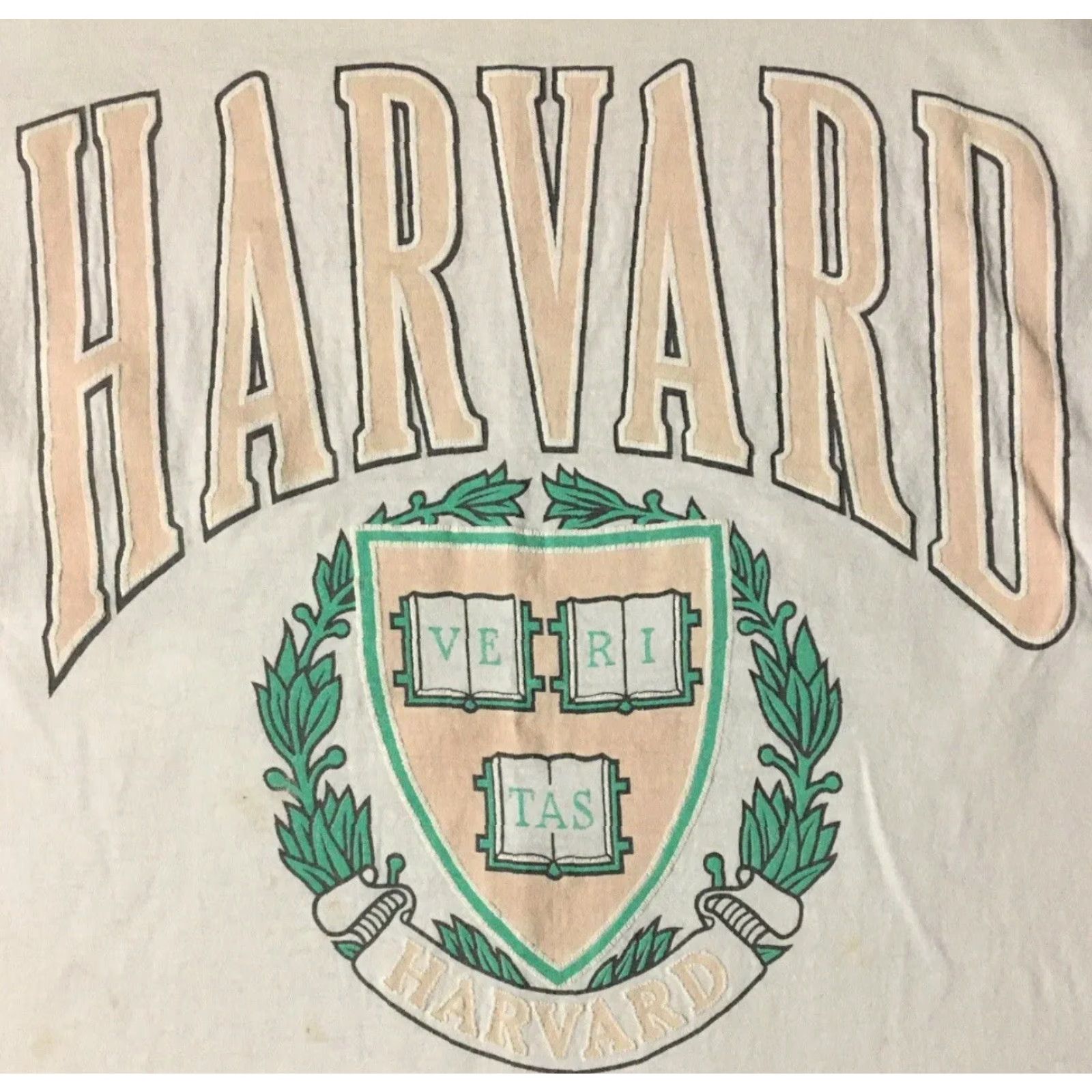 Vintage VINTAGE Harvard University Crop Shirt M White 90s 80s College Grunge Single Stitch Womens USA Size M / US 6-8 / IT 42-44 - 2 Thumbnail