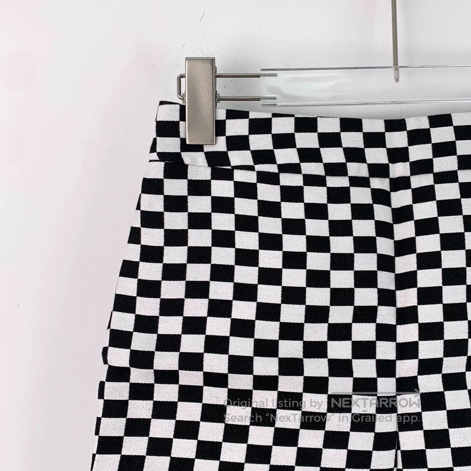 Dior dior black and white checkered cotton shorts. Size US 34 / EU 50 - 3 Thumbnail