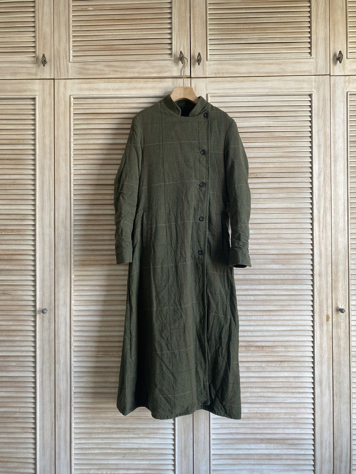 Paul Harnden Shoemakers Paul Harnden Plaid Priest Long Coat Size US S / EU 44-46 / 1 - 1 Thumbnail