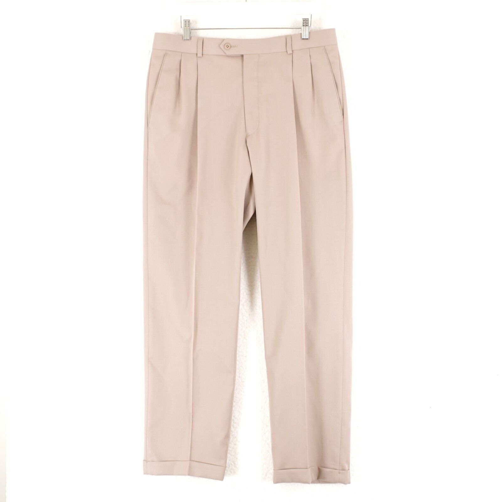 Joseph & Feiss Joseph & Feiss International Wool Blend Dress Pants 34/31 Ta Size 34R - 1 Thumbnail