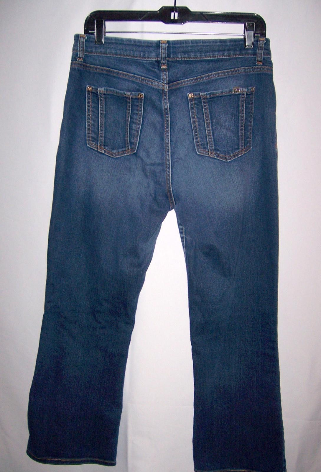 Jennifer Lopez Jennifer Lopez Women's 8 Bootcut Blue Denim Jeans - Mid-Rise Size 30" / US 8 / IT 44 - 3 Thumbnail
