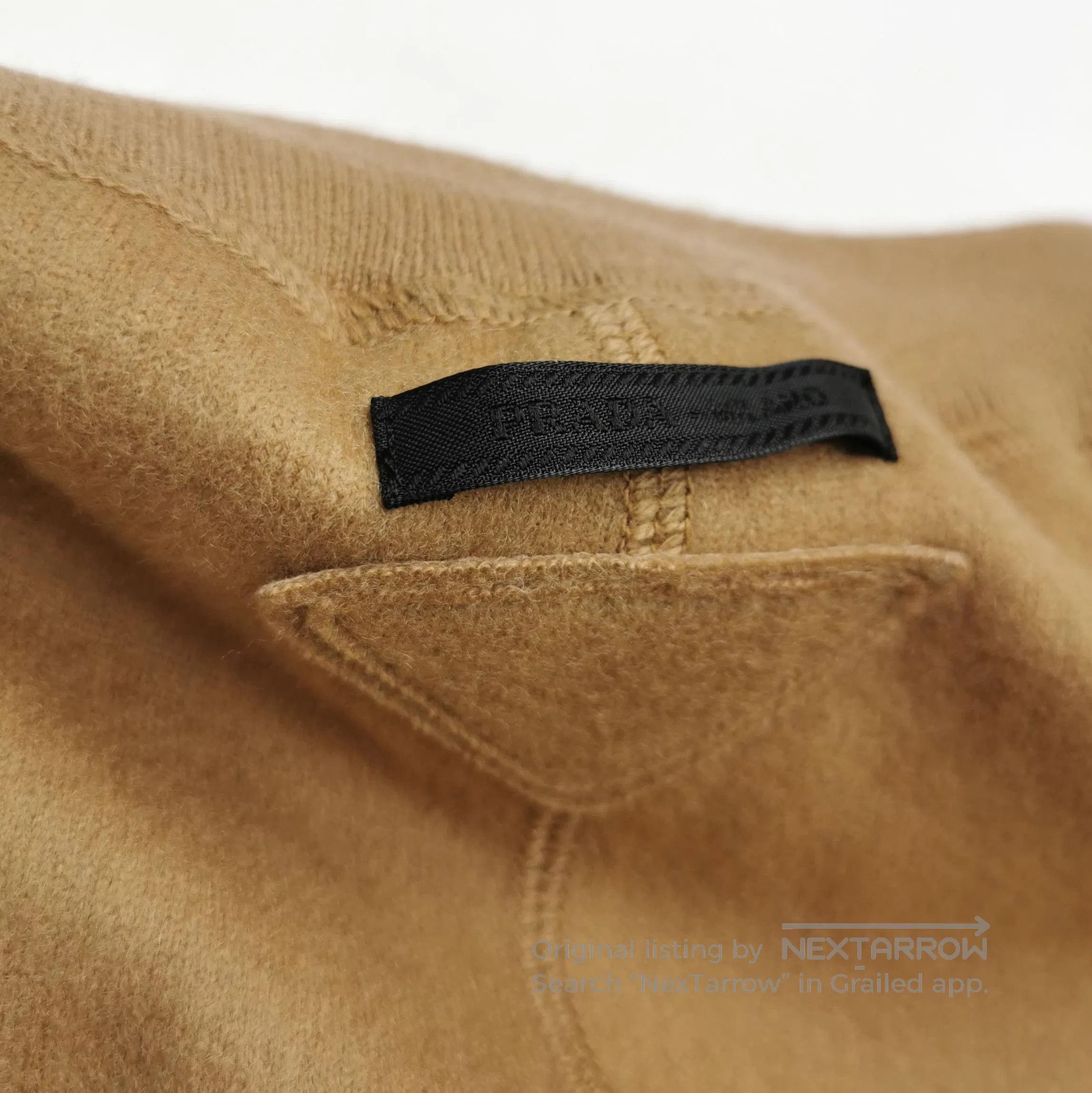 Prada Prada Wool Cashmere Blend Logo Pants . Size 35" - 3 Thumbnail