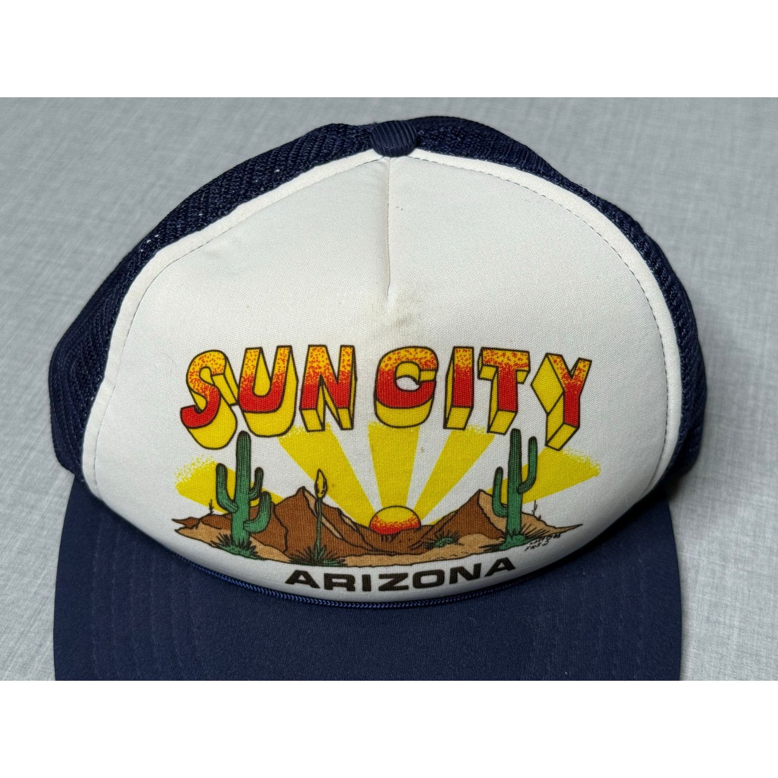 Vintage Vintage 80s Sun City Arizona Snapback Trucker Hat Size ONE SIZE - 8 Thumbnail