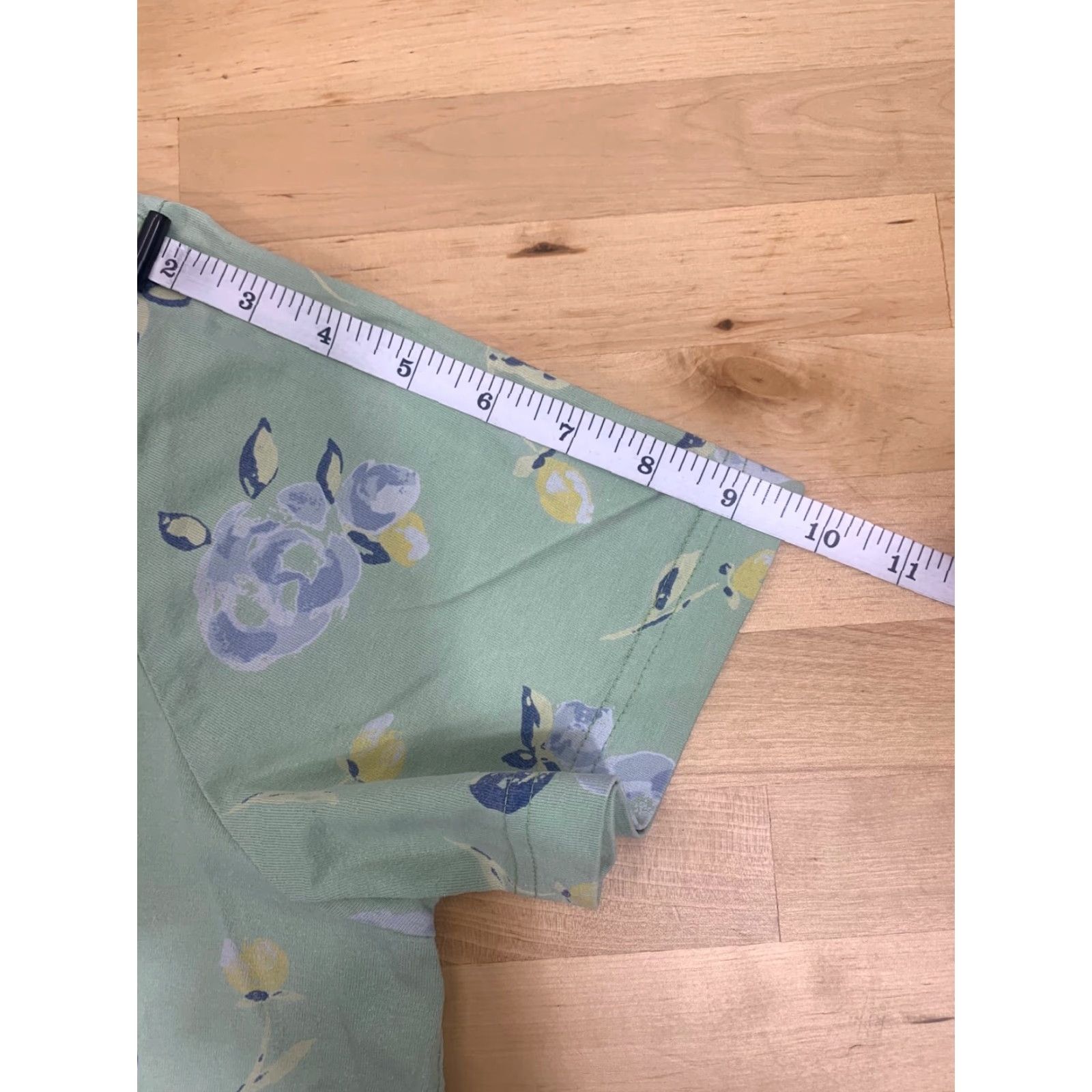 High Sierra VINTAGE High Sierra T-Shirt Womens Green Floral Short Sleeve 1X Crew Neck Women Size XL / US 12-14 / IT 48-50 - 4 Thumbnail