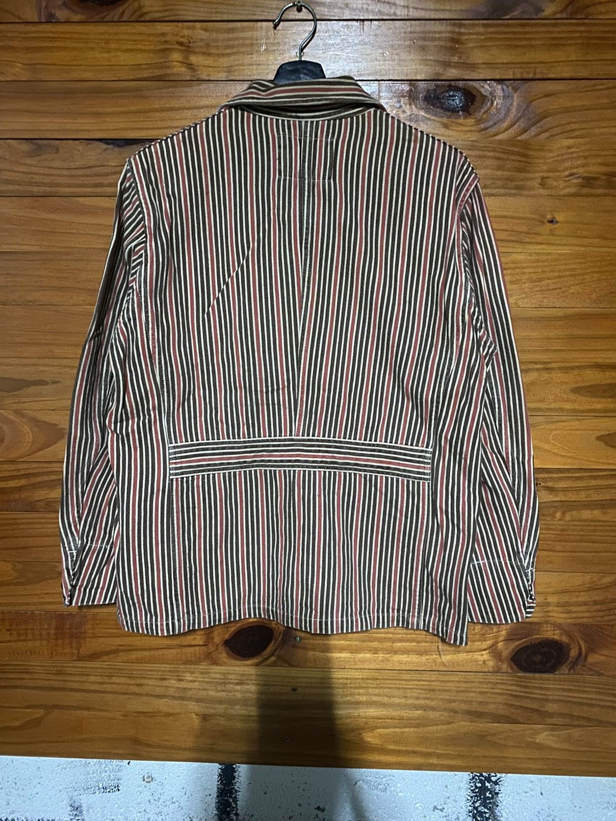 Sugar Cane Vintage-Style Sugar Cane & Co. Striped Work Jacket – SC07720 Size US S / EU 44-46 / 1 - 8 Thumbnail