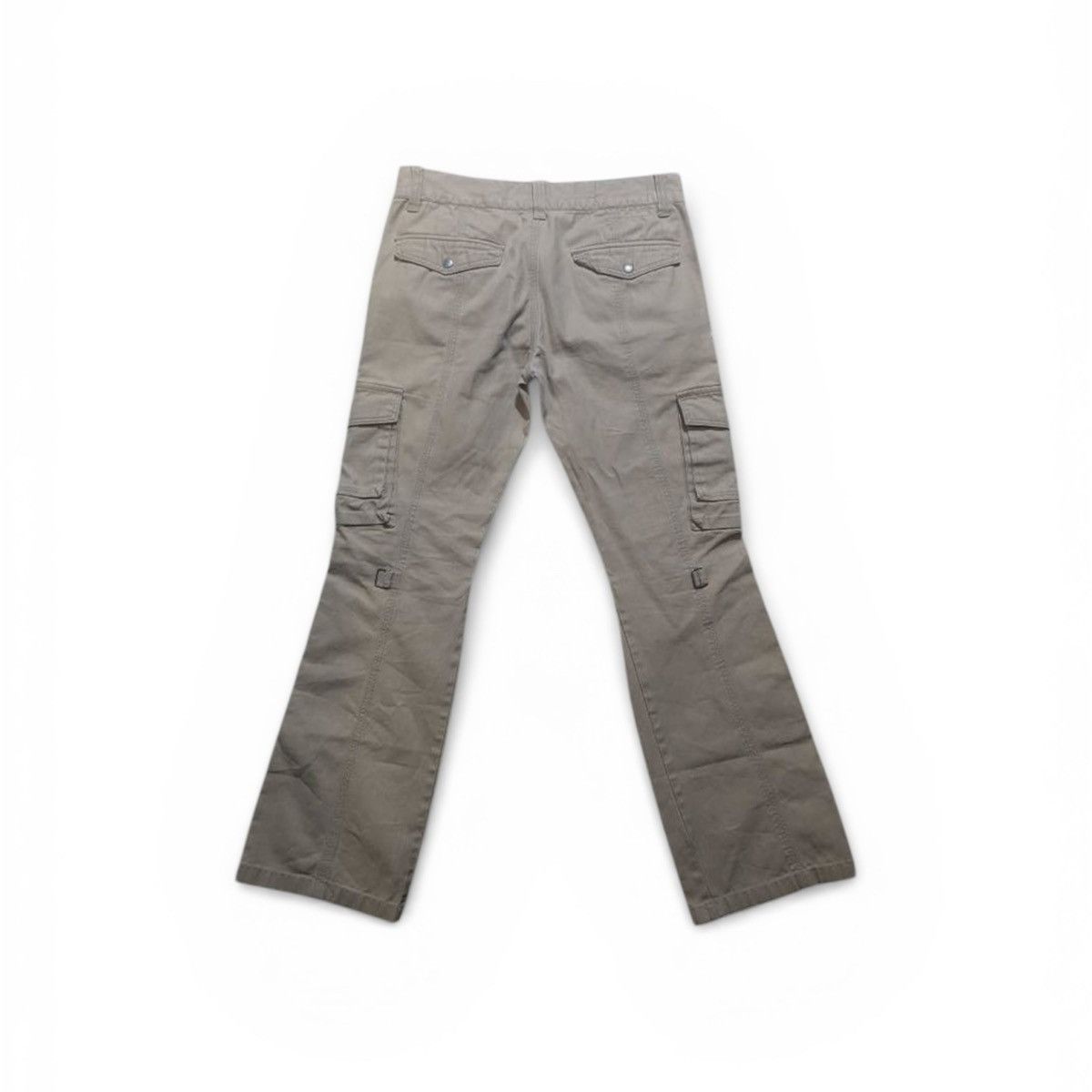 Tornado Mart Tornado Mart Flared Multi-Pocket Cargo Pants Size US 31 - 2 Thumbnail