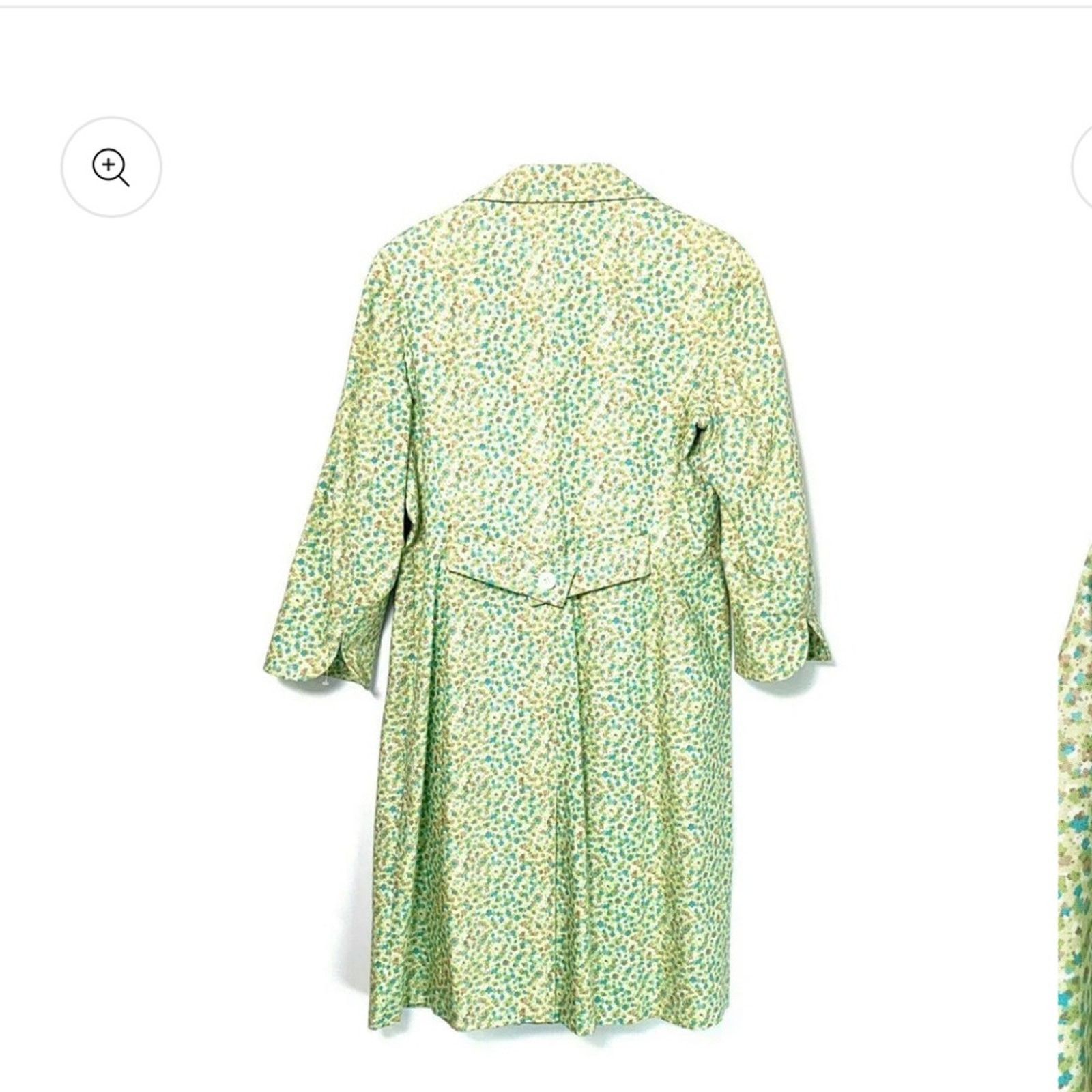 Express Express spring floral longline 3 quarter sleeve trench coat Size L / US 10 / IT 46 - 9 Thumbnail