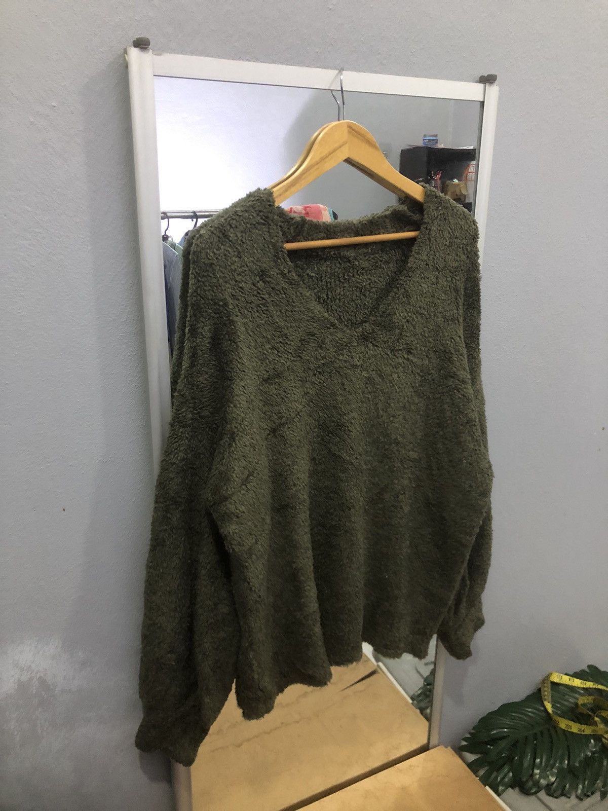 Japanese Brand × Vintage Ray beams knit fleece baggy jumper Size XL / US 12-14 / IT 48-50 - 3 Thumbnail