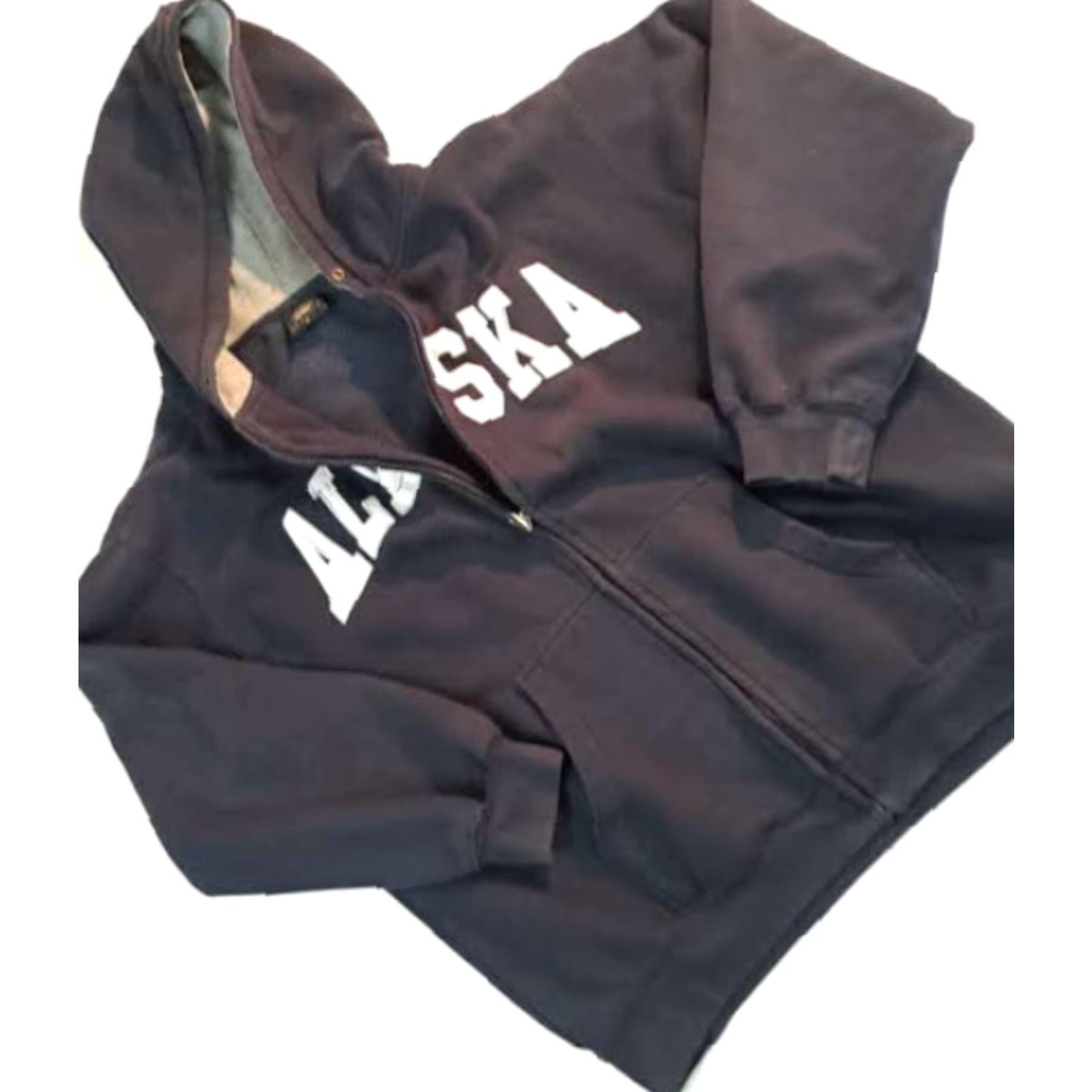 Vintage VINTAGE Prarie Mountain Alaska Full Zip Black Medium Hooded Insulated Jacket Sweatshirt Men M Regular Size Size US M / EU 48-50 / 2 - 6 Thumbnail