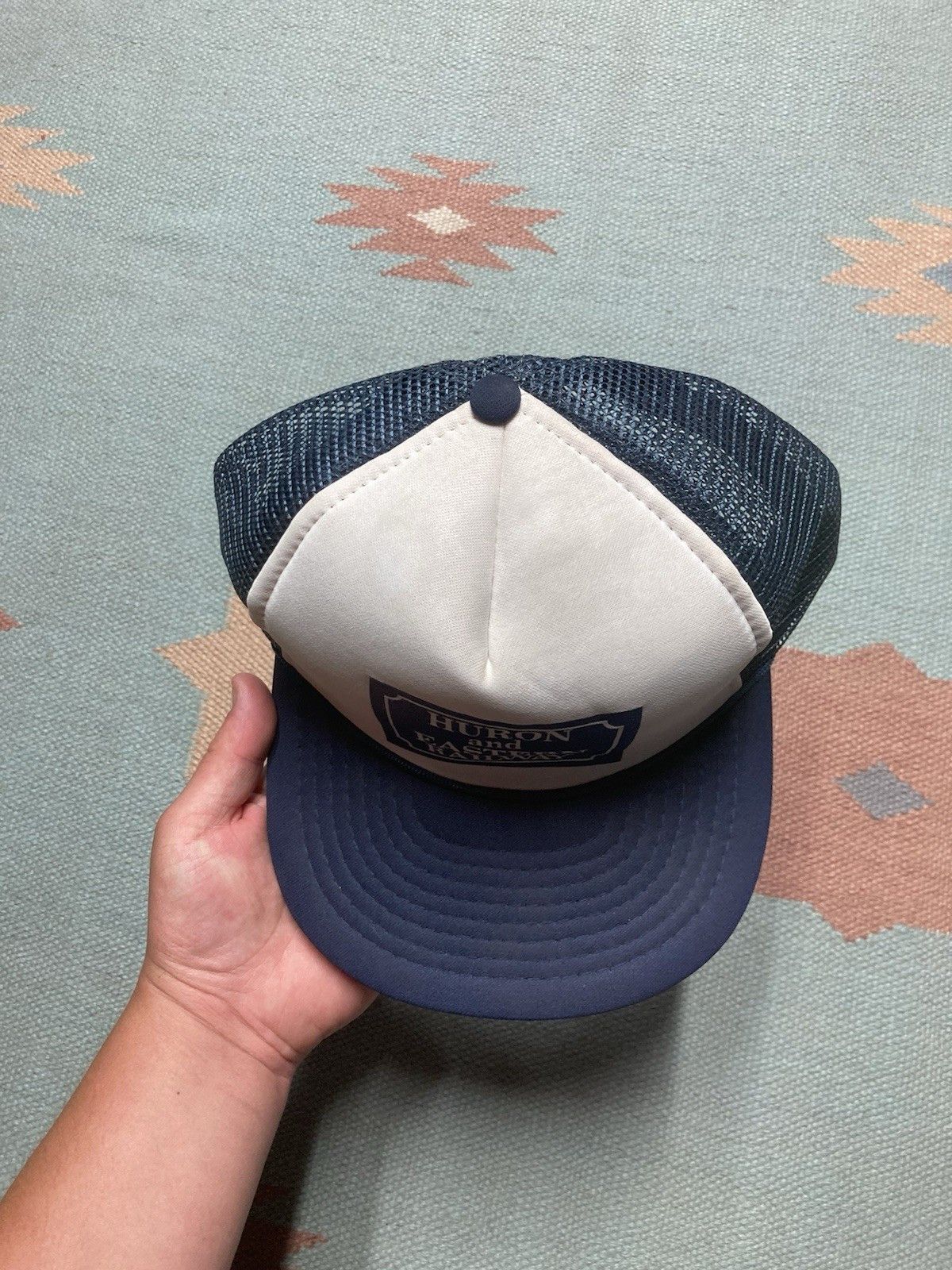 Vintage trucker hat Huron & eastern railway train Michigan railroad Size ONE SIZE - 3 Thumbnail