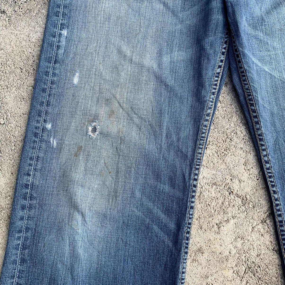 Japanese Brand Vintage BKE Bullet Shot Hole Distressed Denim W34 Size US 34 / EU 50 - 6 Thumbnail