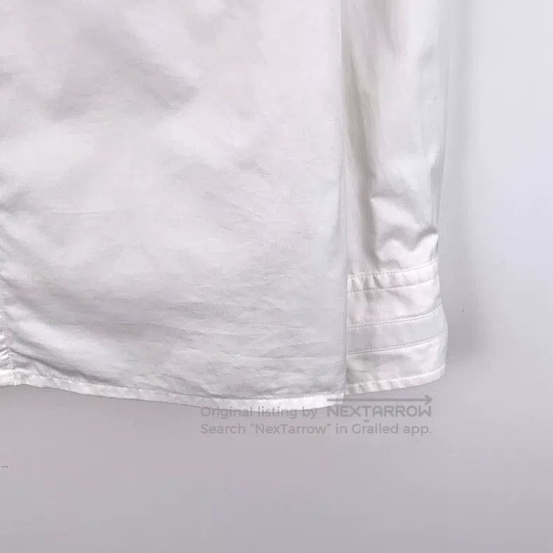 Hermes Hermes White pocket loop cotton lapel zip-up long-sleeve s Size XS / US 0-2 / IT 36-38 - 4 Thumbnail
