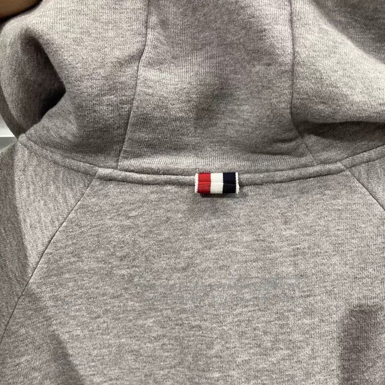 Thom Browne Thom Browne Gray four-striped zippered hooded sweatshirt Size US XXL / EU 58 / 5 - 7 Thumbnail