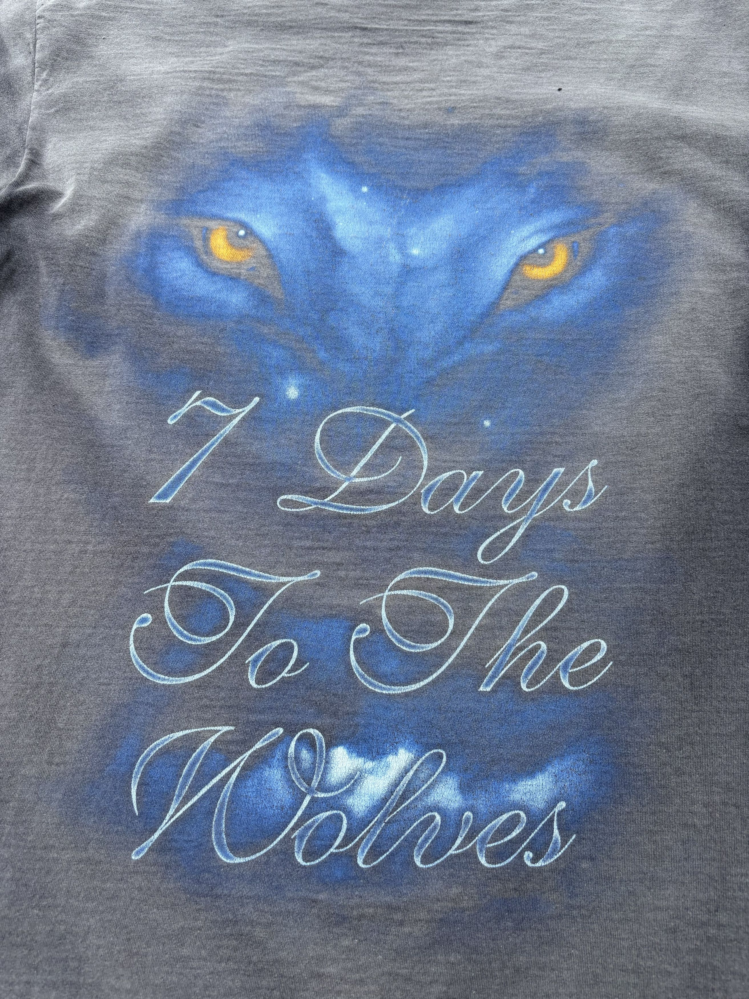 Band Tees Vintage Faded Nightwish 7 days to the Wolves Tee Size US M / EU 48-50 / 2 - 6 Thumbnail