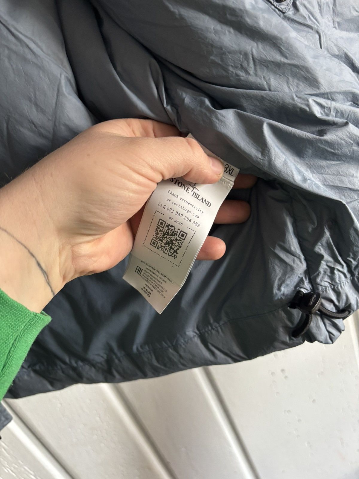 Designer Stone Island Garment Dyed Crinkle Reps NY Down Puffer Jacket Size US XXL / EU 58 / 5 - 5 Thumbnail