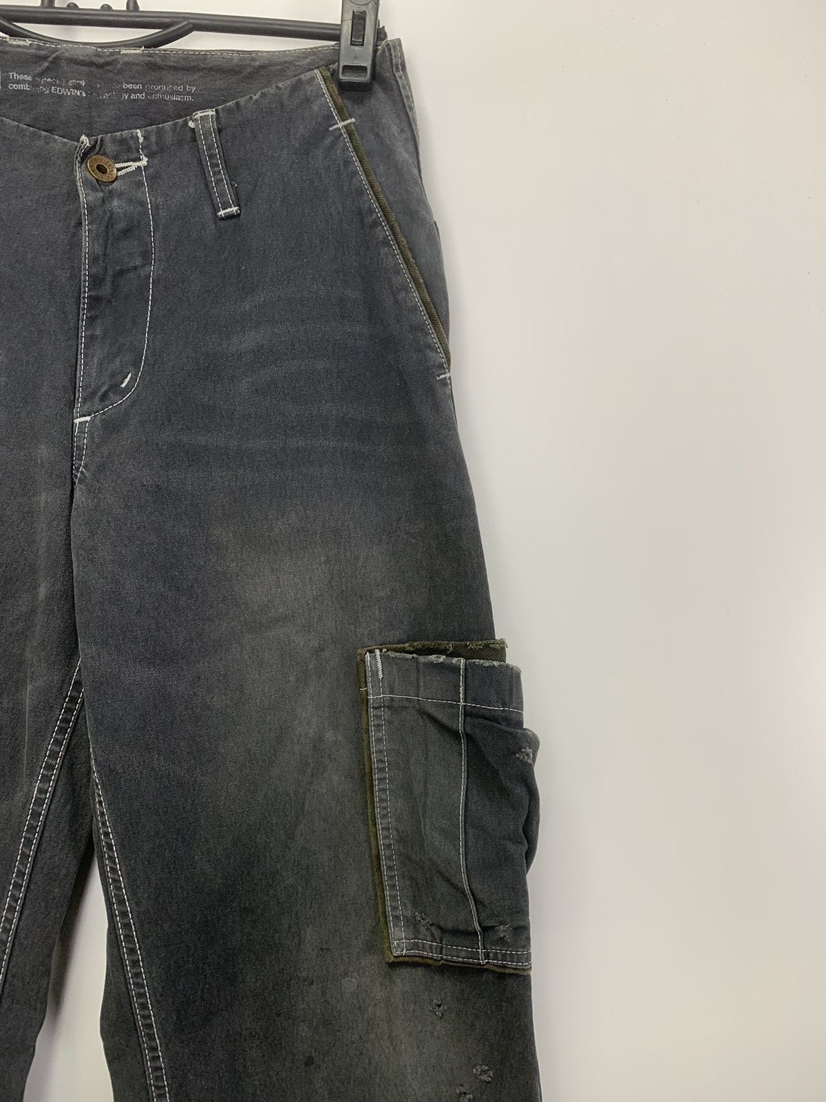 Edwin × Vintage Vintage 90s Edwin Cargo pant Size US 30 / EU 46 - 3 Thumbnail