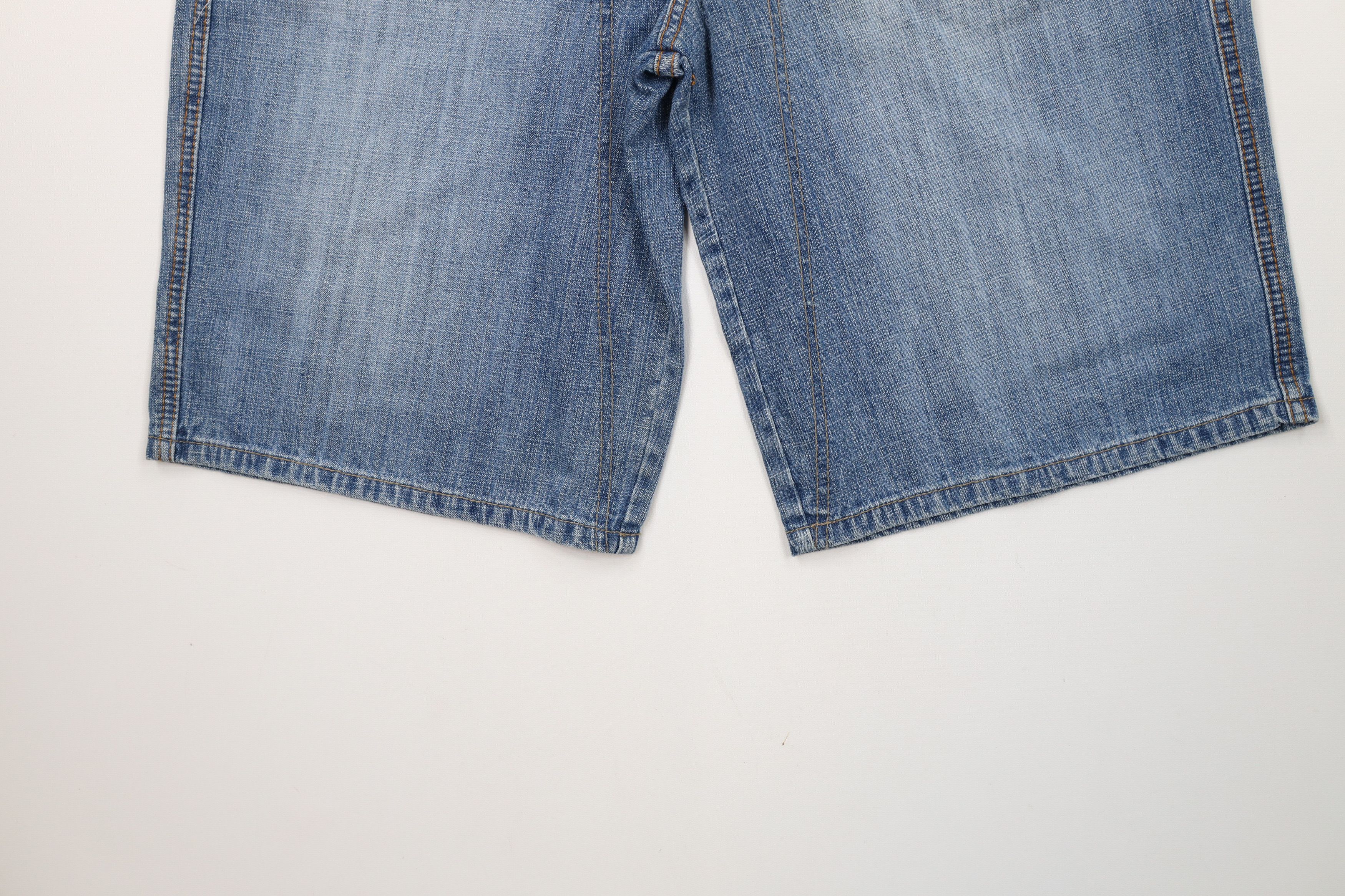Marithe + Francois Girbaud × Vintage Deadstock Vintage 90s Marithe Francois Girbaud Denim Shorts Size US 33 - 4 Thumbnail