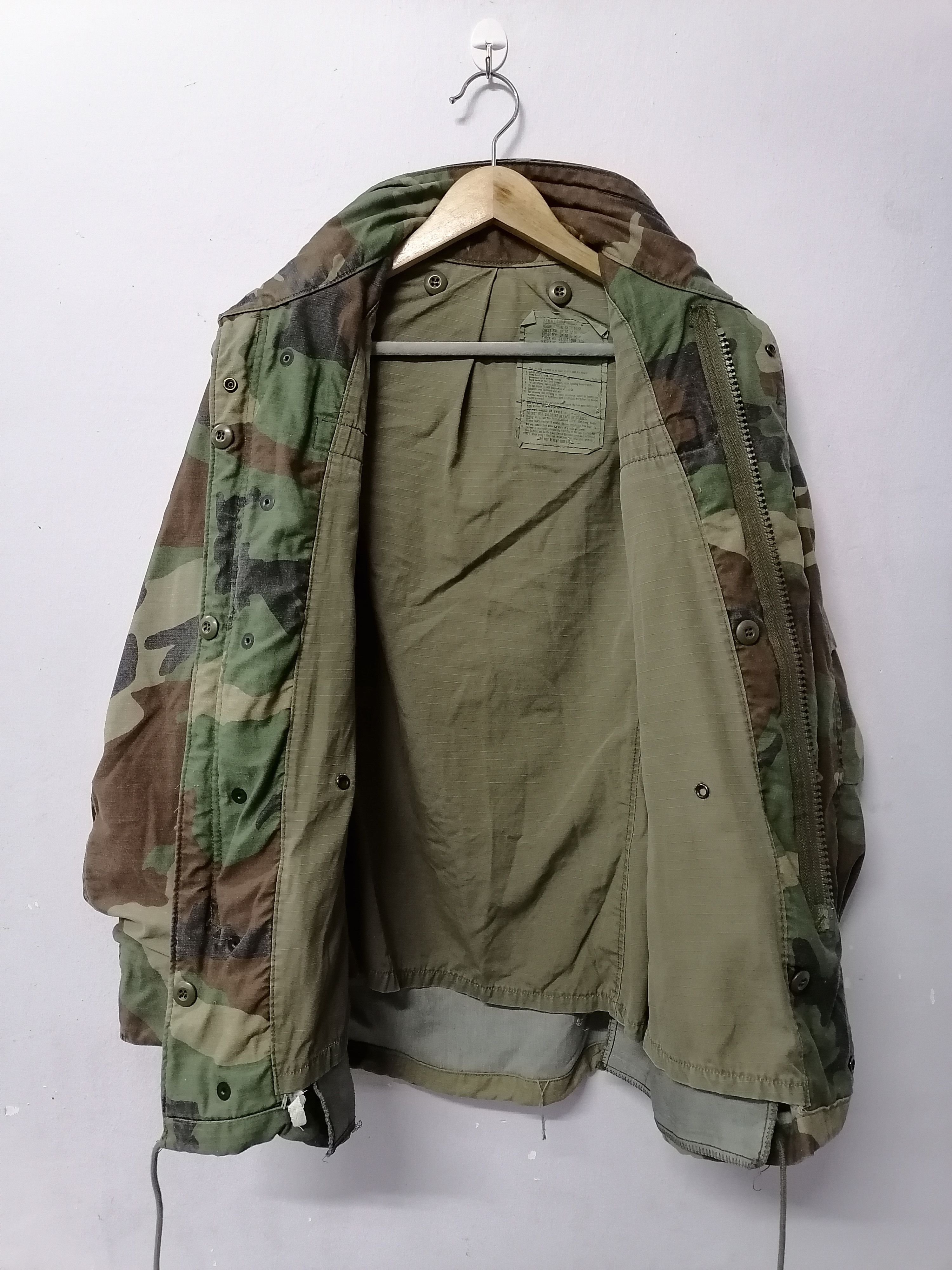 Alpha Industries 80s Alpha Industries Woodland Camouflage M65 Field Jackets Size US XS / EU 42 / 0 - 9 Thumbnail
