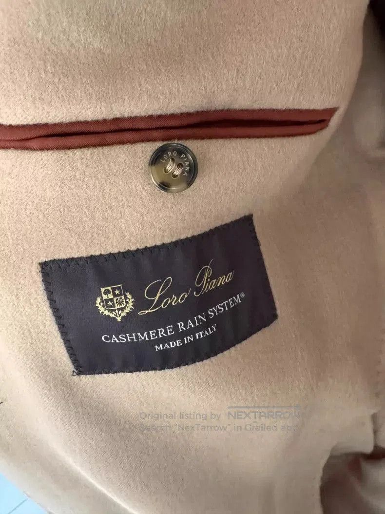 Loro Piana Loro Piana Men's Cashmere Collar Coat. Size US M / EU 48-50 / 2 - 3 Thumbnail