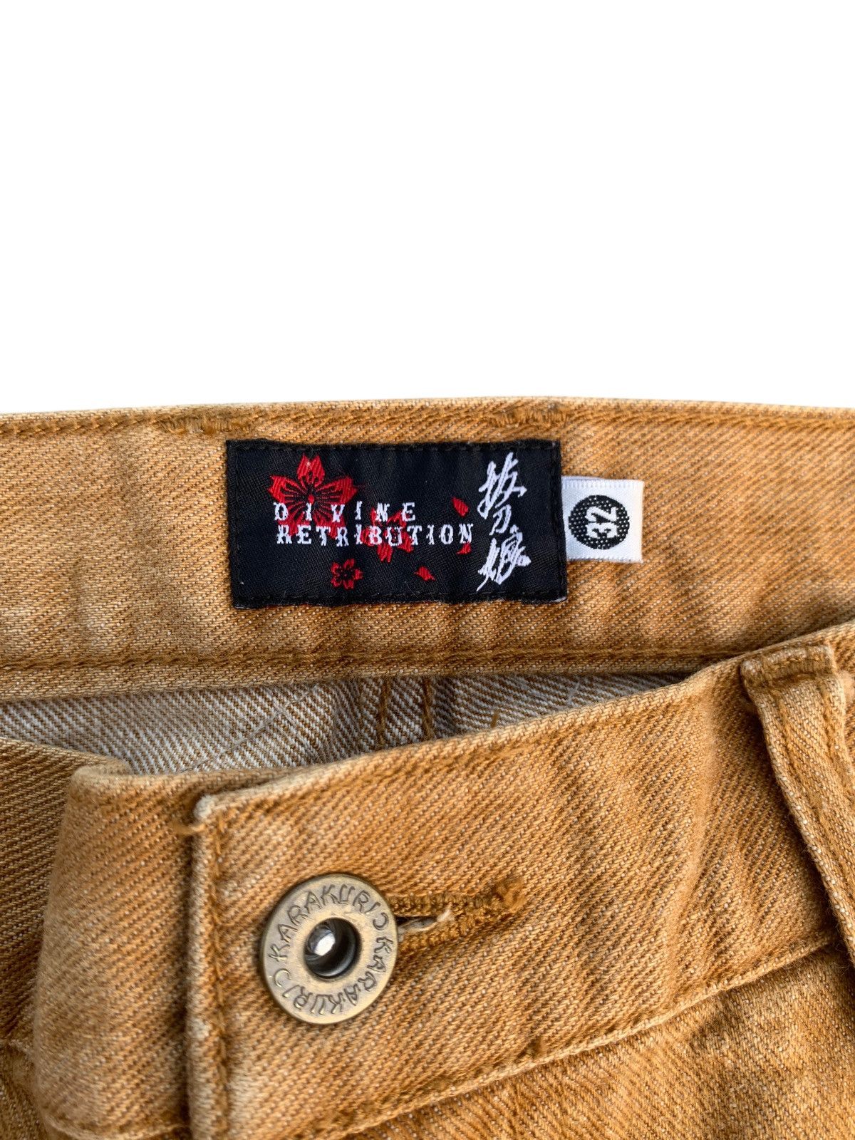 Kapital RARE💥KARAKURI DEVINE RETRIBUTION SUKAJAN JAPANESE DENIM Size US 32 / EU 48 - 20 Thumbnail