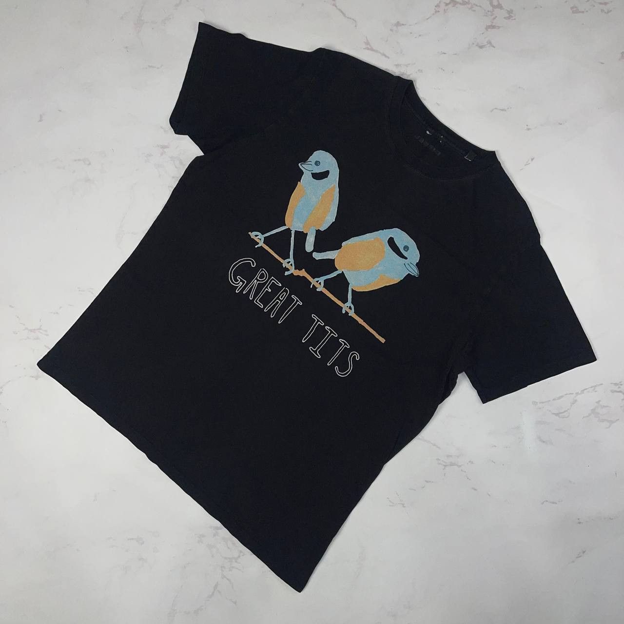 Diesel Diesel Birds “Great Tits” T-Shirt Avant garde Y2K Size L Size US L / EU 52-54 / 3 - 2 Thumbnail
