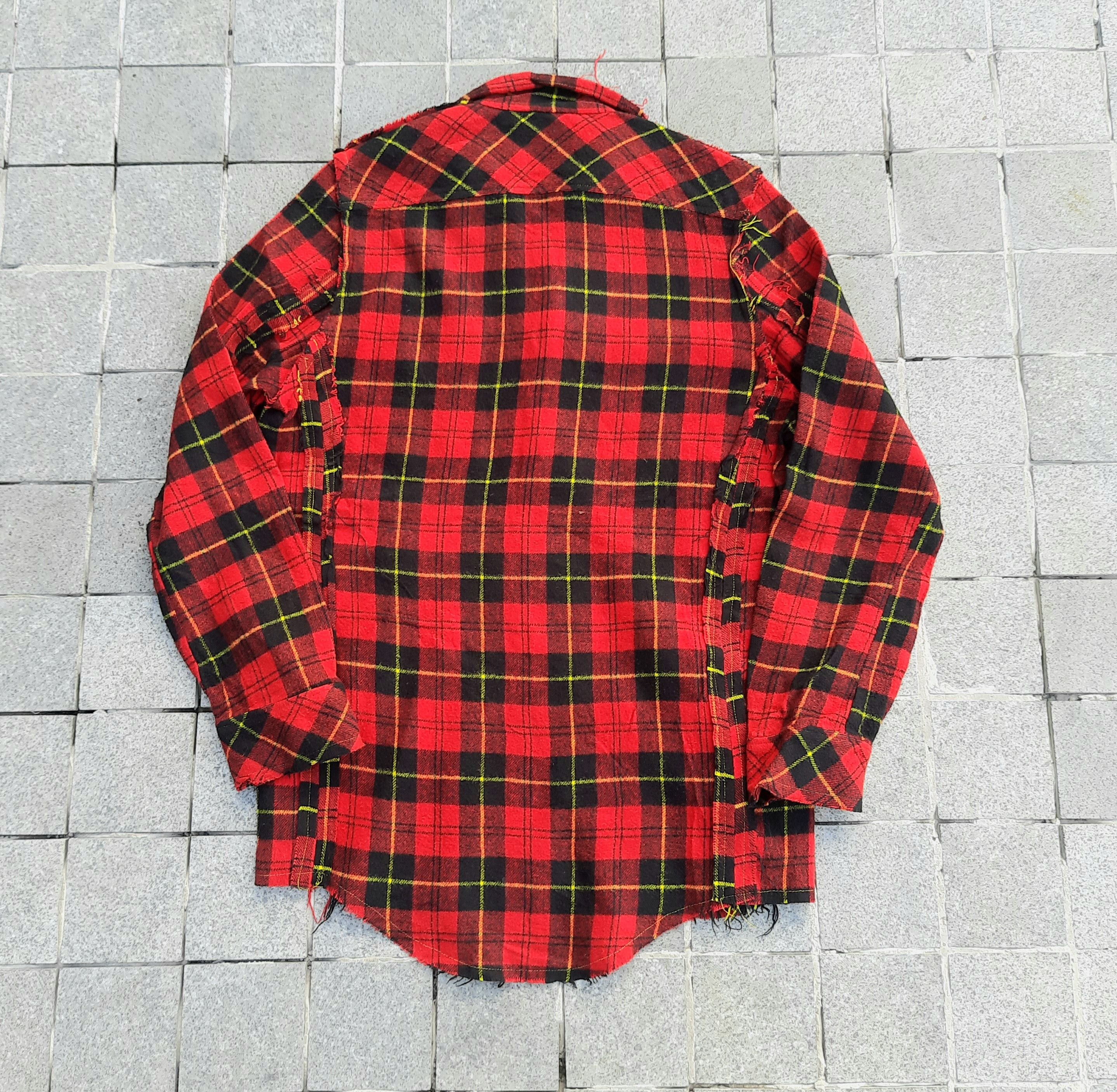 Japanese Brand MILK BOY Red Check Jacket Size US M / EU 48-50 / 2 - 6 Thumbnail