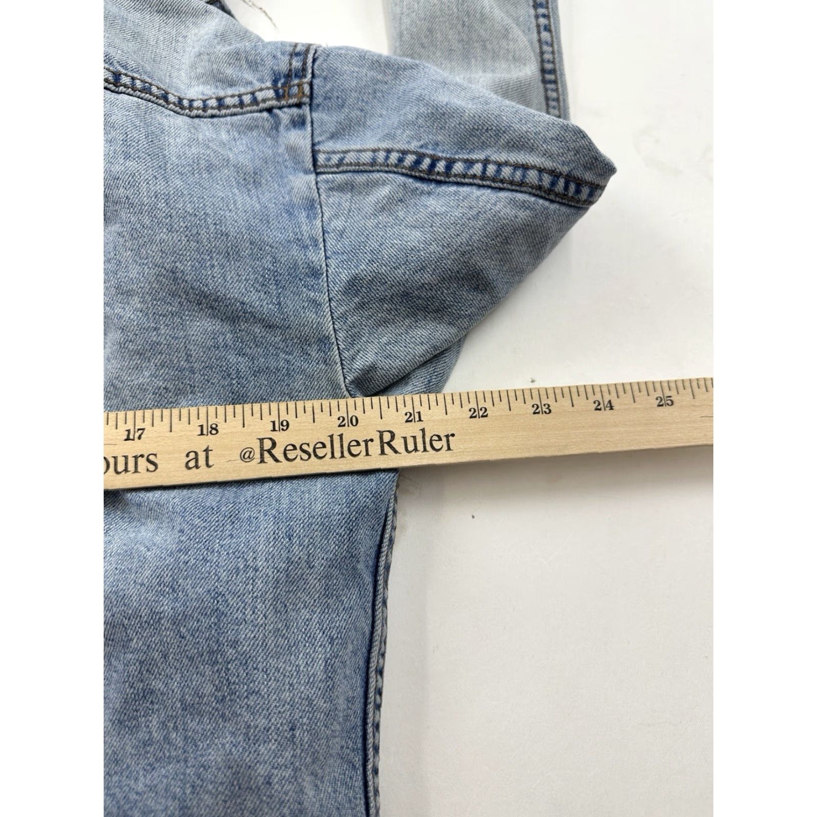 Banana Republic VINTAGE Banana Republic Denim Jacket Womens Small Blue Jean Button Up Cotton Ladies Y2K Size 28" / US 6 / IT 42 - 6 Thumbnail