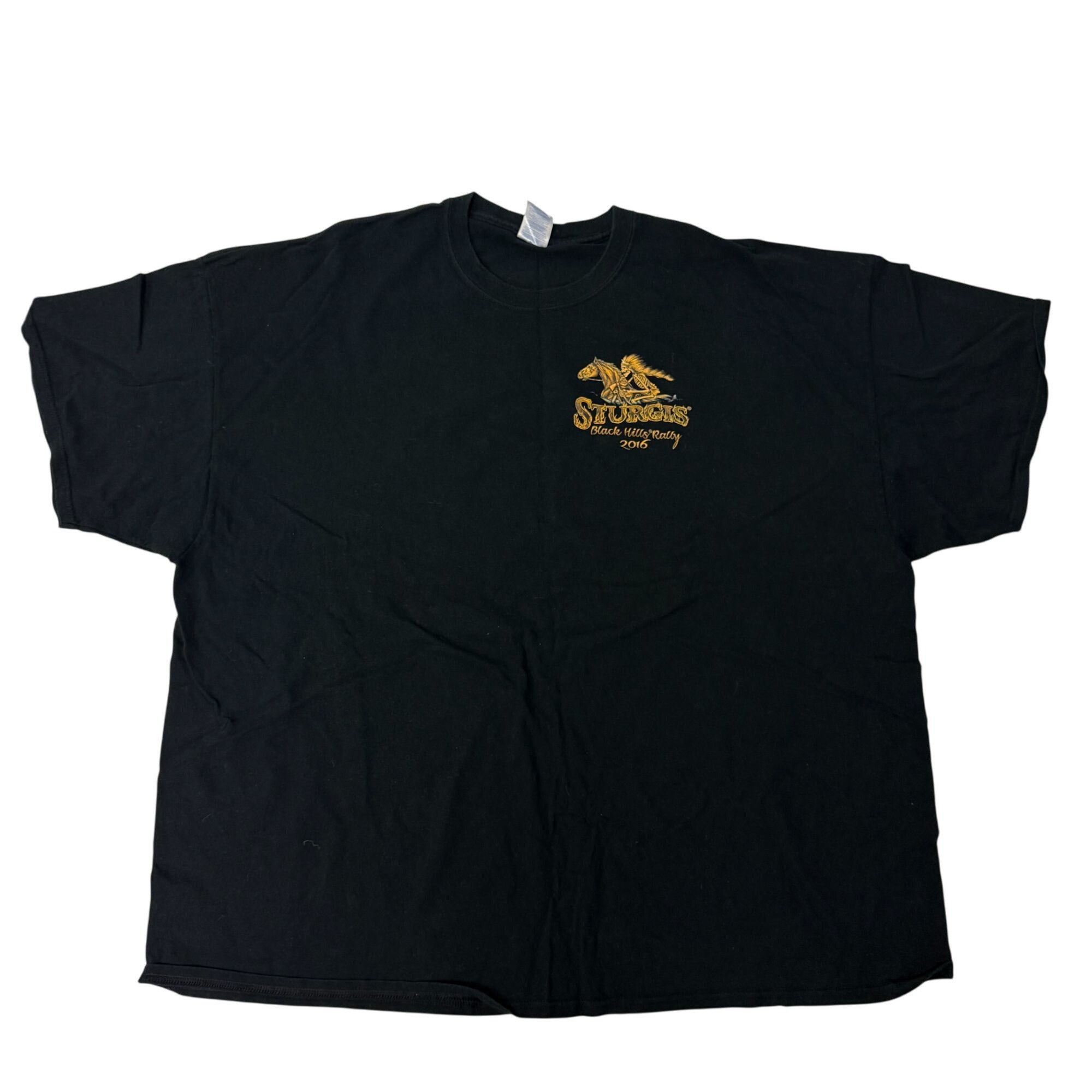 Gildan STURGIS Black Hills RALLY Indian CHIEF GHOST Rider Biker Tee Size US XXL / EU 58 / 5 - 2 Thumbnail