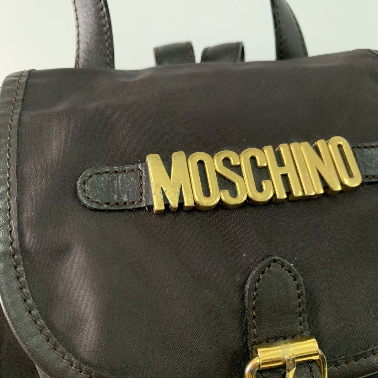 Moschino Moschino Canvas Backpack Bag Size ONE SIZE - 9 Thumbnail