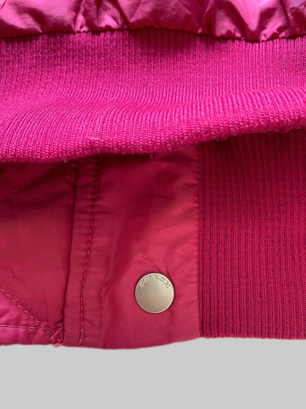 Coach COACH New York Fuschia Pink Ma-1 Style Bombers Size L / US 10 / IT 46 - 14 Thumbnail