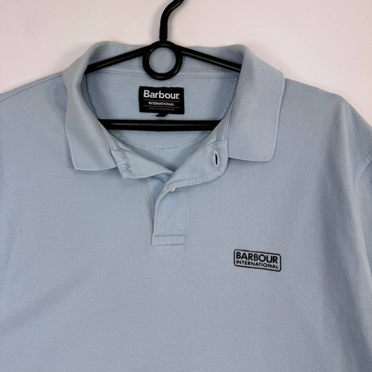 Barbour Barbour International Polo Shirt Light Blue Mens Size XL Size US XL / EU 56 / 4 - 2 Thumbnail