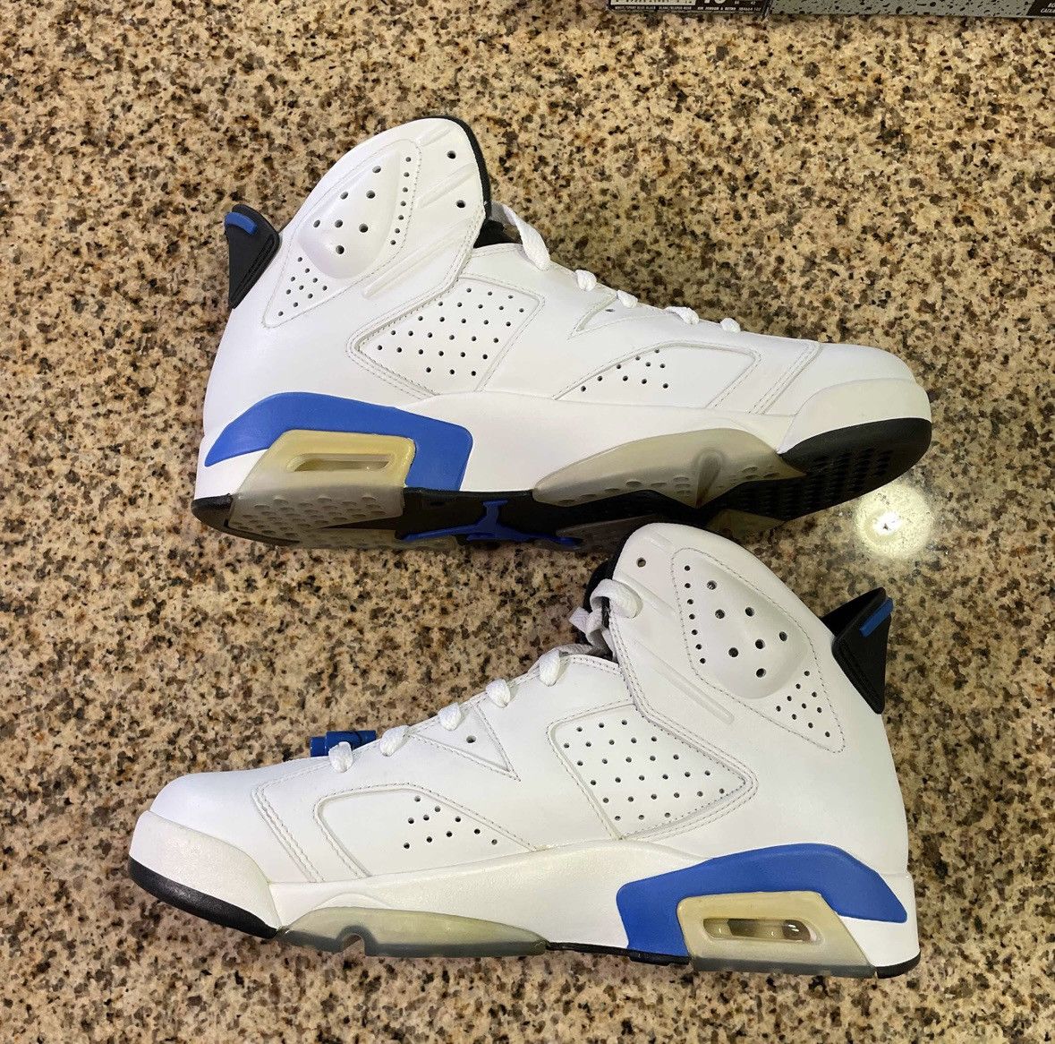 Hypebeast × Jordan Brand × Nike Air Jordan 6 Retro Sport Blue Size US 10 / EU 43 - 1 Thumbnail
