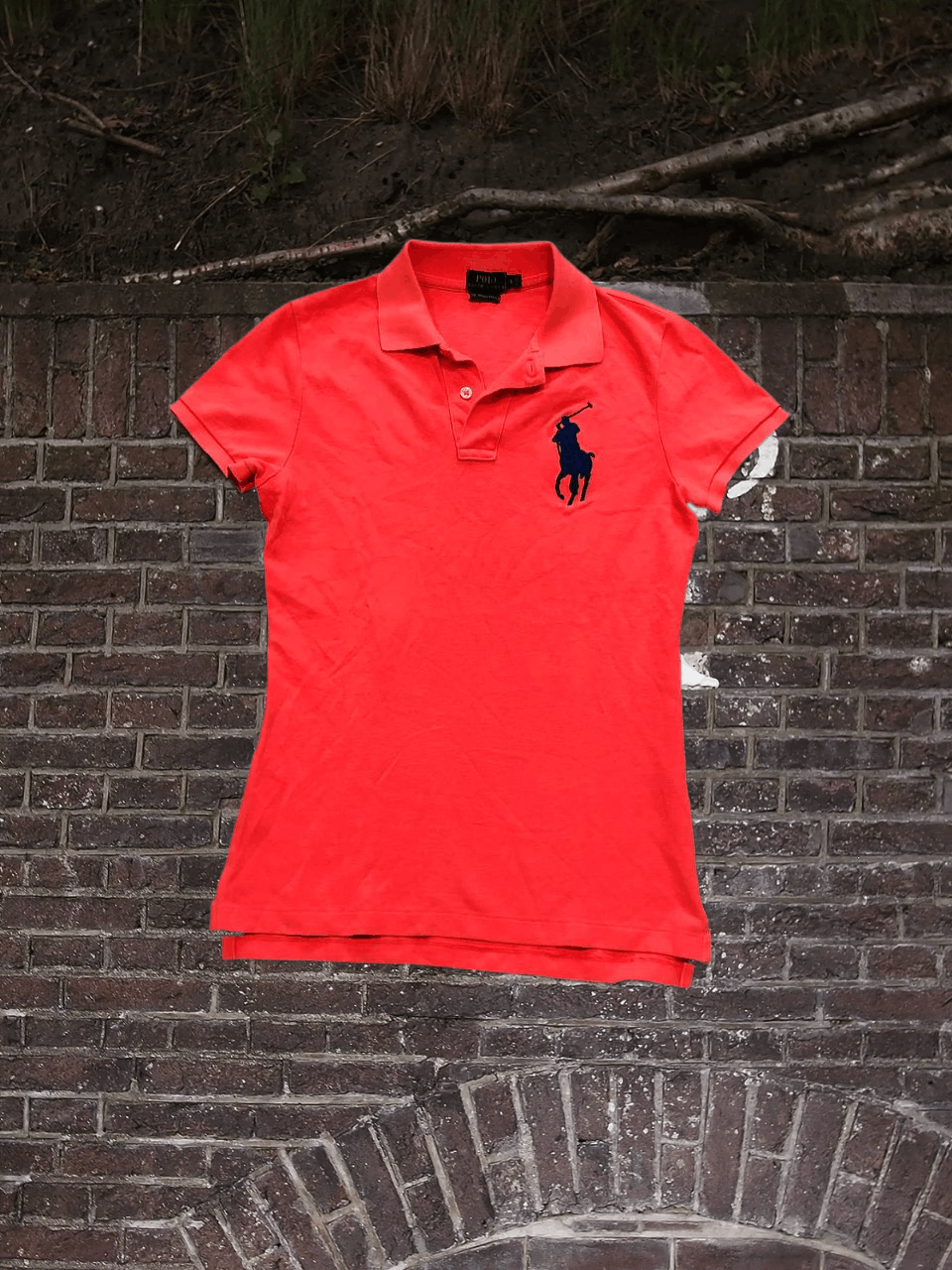 Polo Ralph Lauren Vintage Polo Ralph Lauren skinny t-shirt Y2K big pony Size S / US 4 / IT 40 - 1 Thumbnail