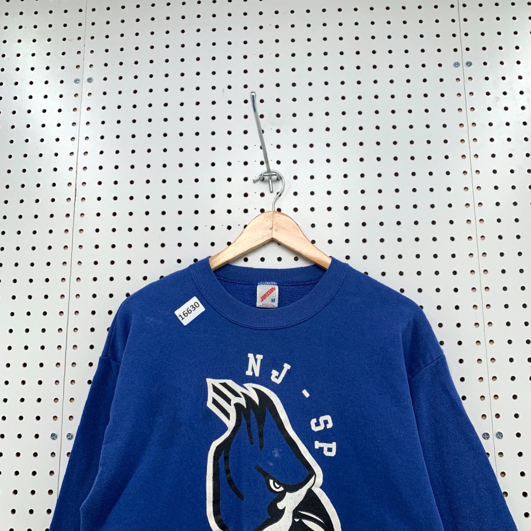 Jerzees VINTAGE Blue Jays Crew Neck Sweatshirt Mens Size M Blue 21x25 90s Jerzees Sweatshirt Size US M / EU 48-50 / 2 - 5 Thumbnail