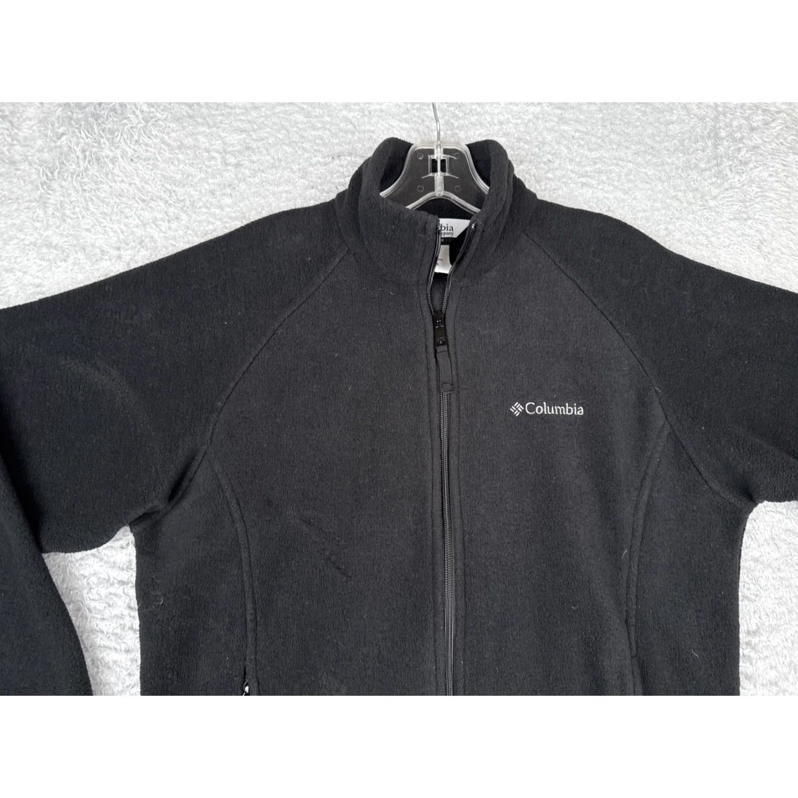 Vintage Columbia Fleece Jacket Womens Small Black Full Zip Outdoor Hiking Warm Casual Size S / US 4 / IT 40 - 7 Thumbnail