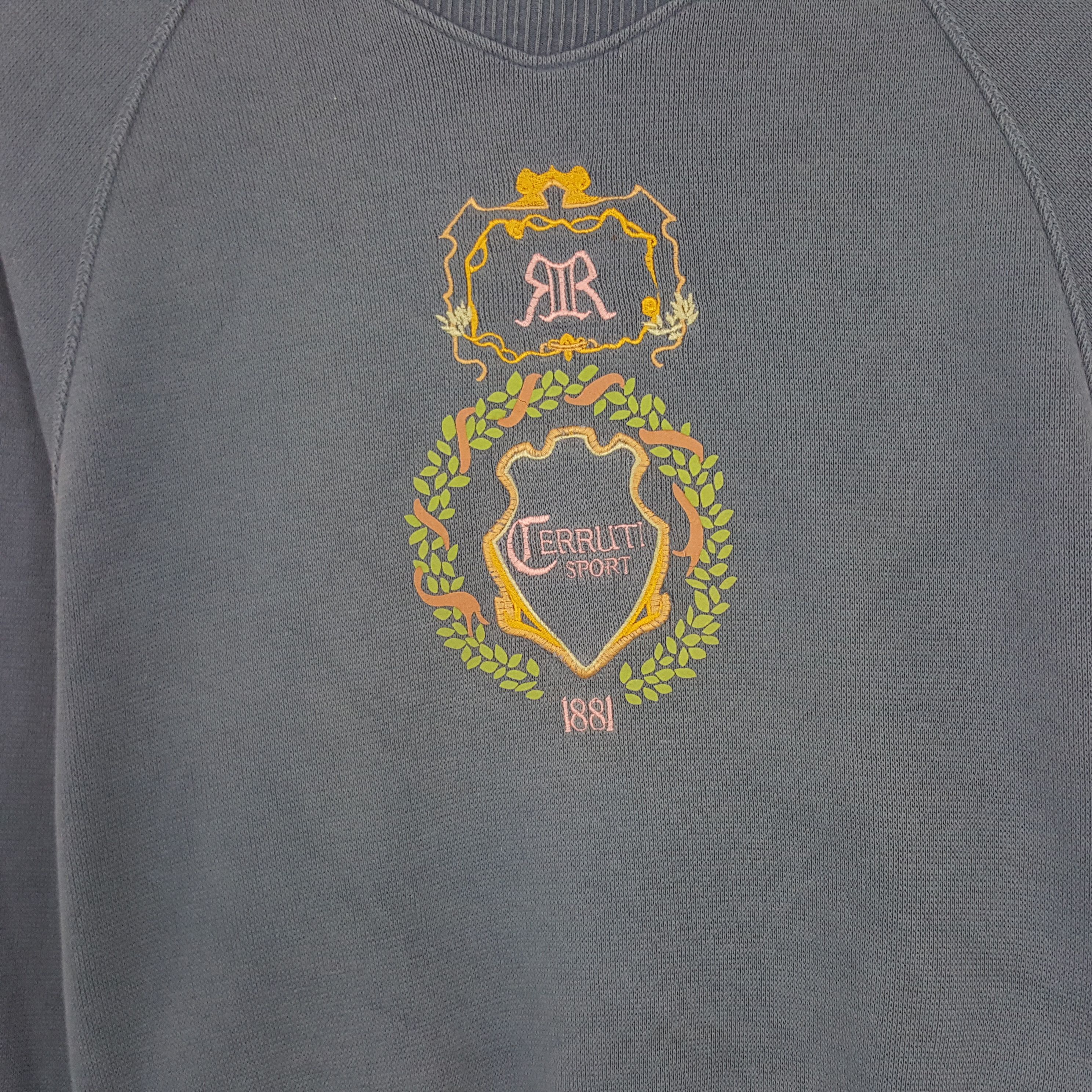 Cerruti 1881 × Vintage Vintage Cerruti Sport Embroidery Logo Sweatshirt Size US S / EU 44-46 / 1 - 2 Thumbnail