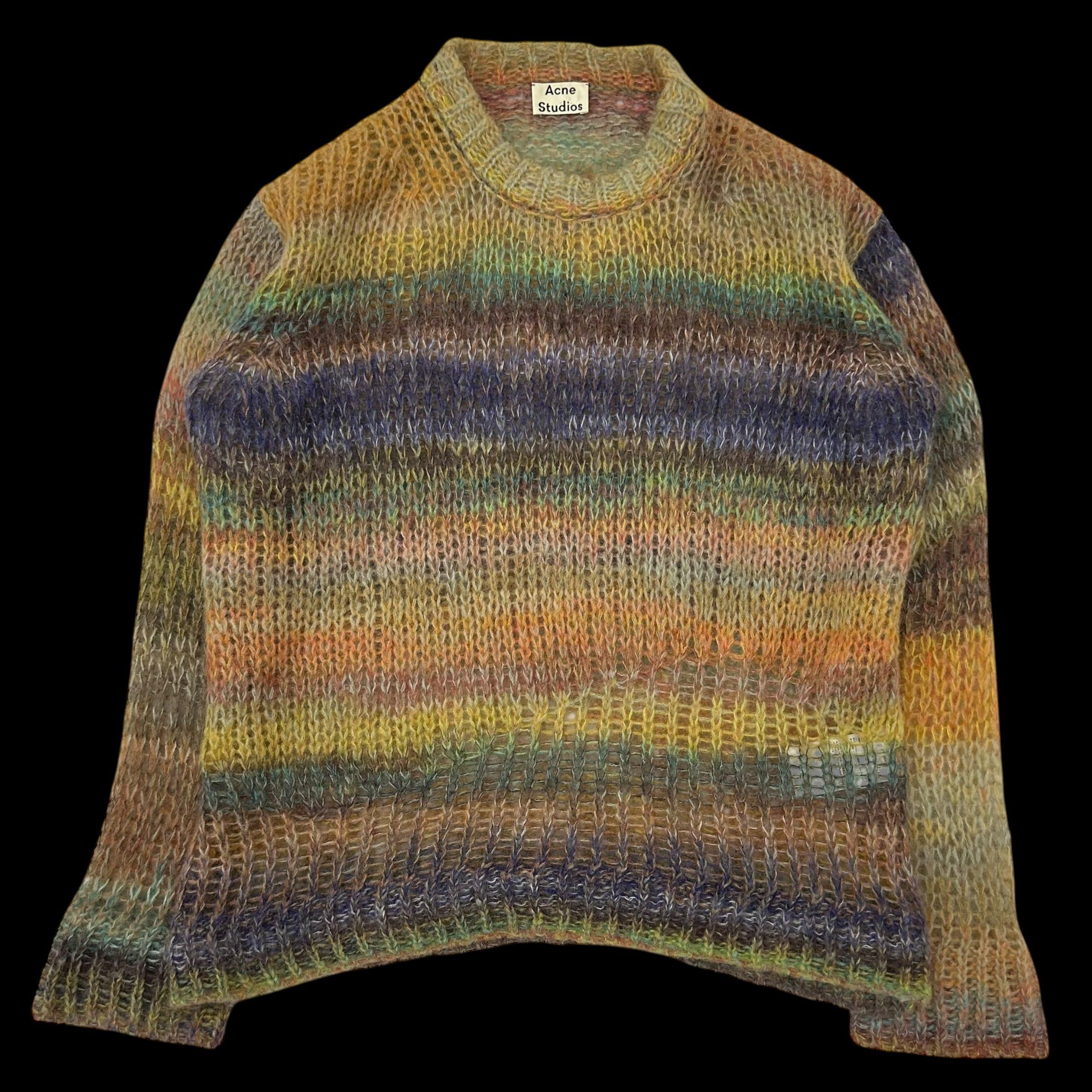Rare FW21 Acne Studios Mohair Knit Sweatshirt (Fits L)