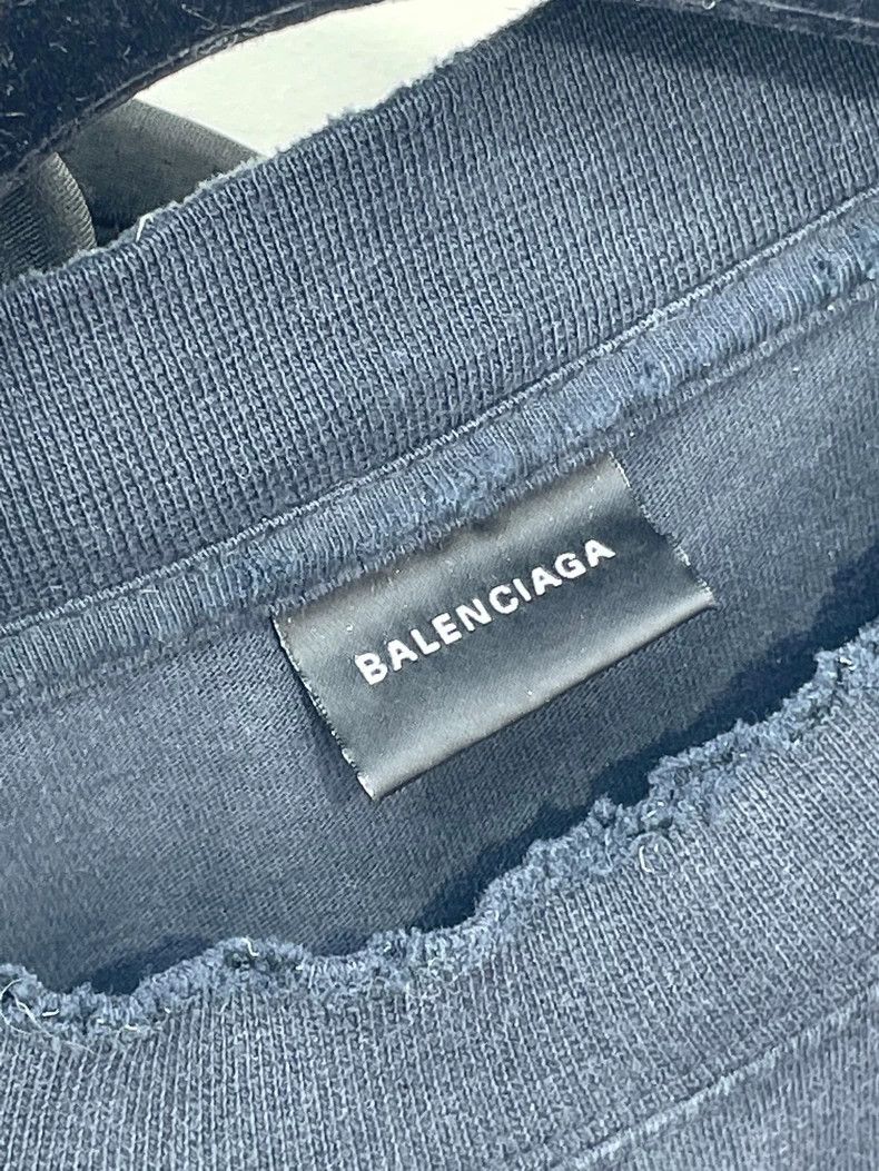 Balenciaga Balenciaga Short sleeves with glitter print on chest Size M / US 6-8 / IT 42-44 - 7 Thumbnail