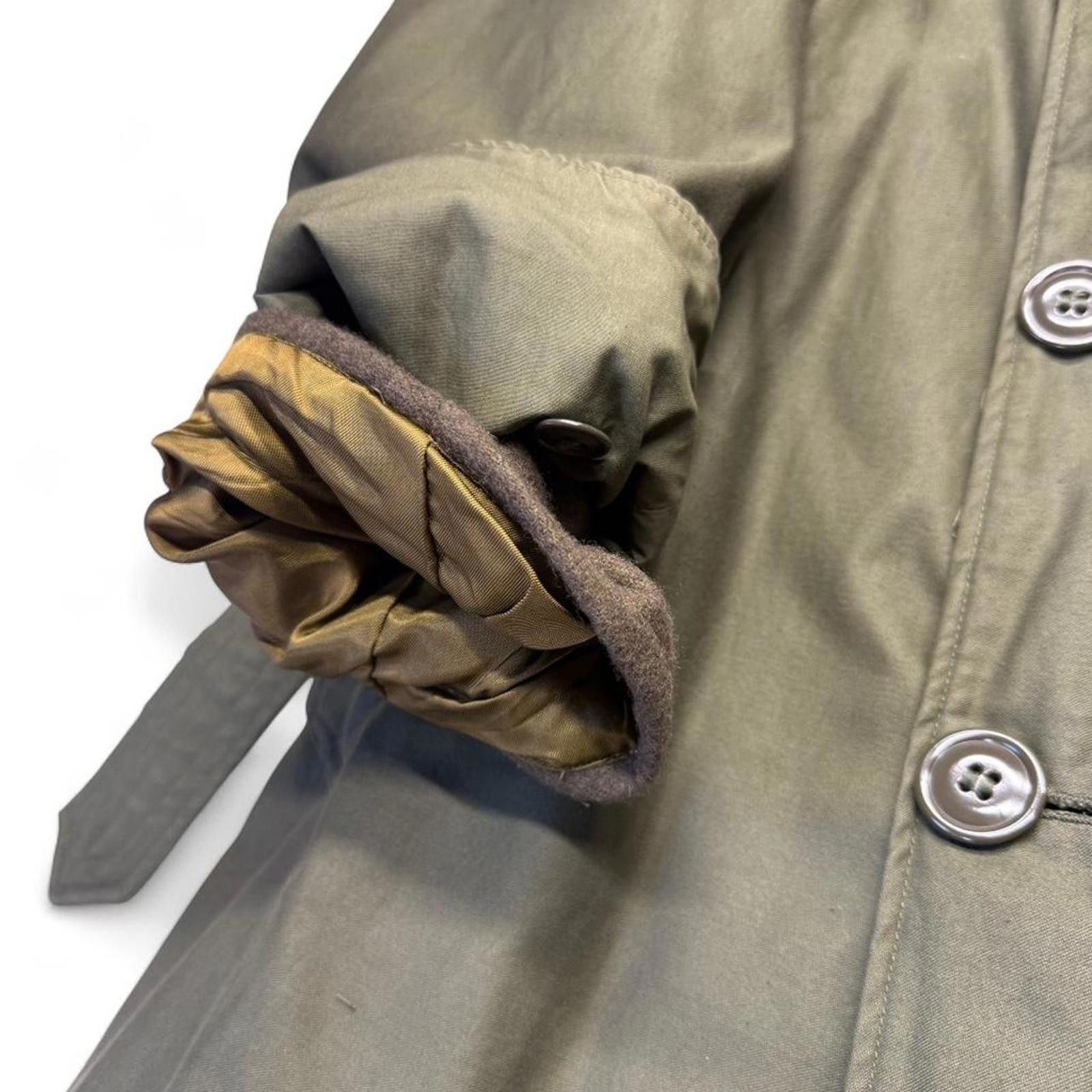 Other 1960s US Army green trench coat, wool liner and belt S/M Size US S / EU 44-46 / 1 - 6 Thumbnail