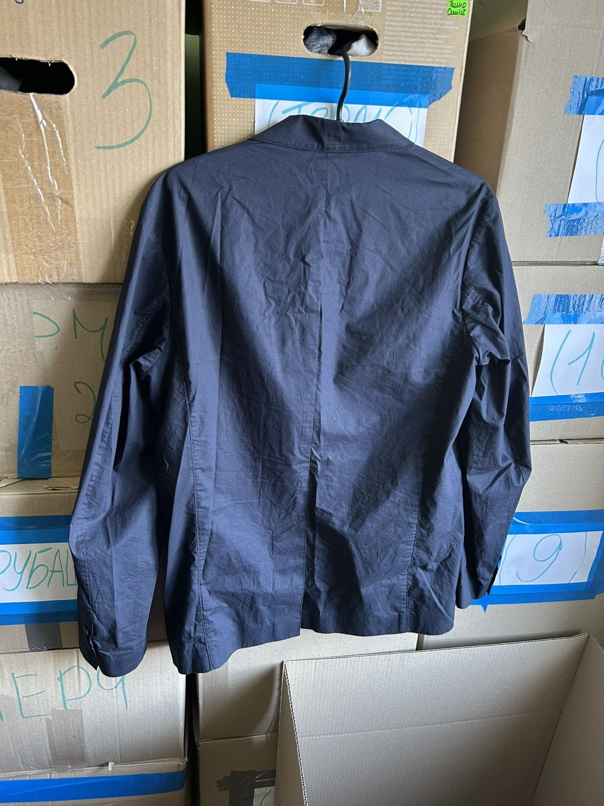 Cos COS Solid Style Men’s Blazer Classic Fit Two Button Size 46 Size 46R - 11 Thumbnail