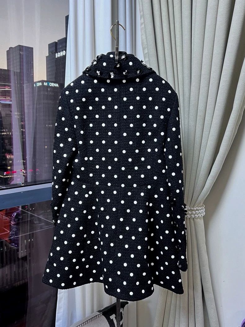 Chanel Chanel 23S show black and white polka dot heavy industry f Size XS / US 0-2 / IT 36-38 - 3 Thumbnail