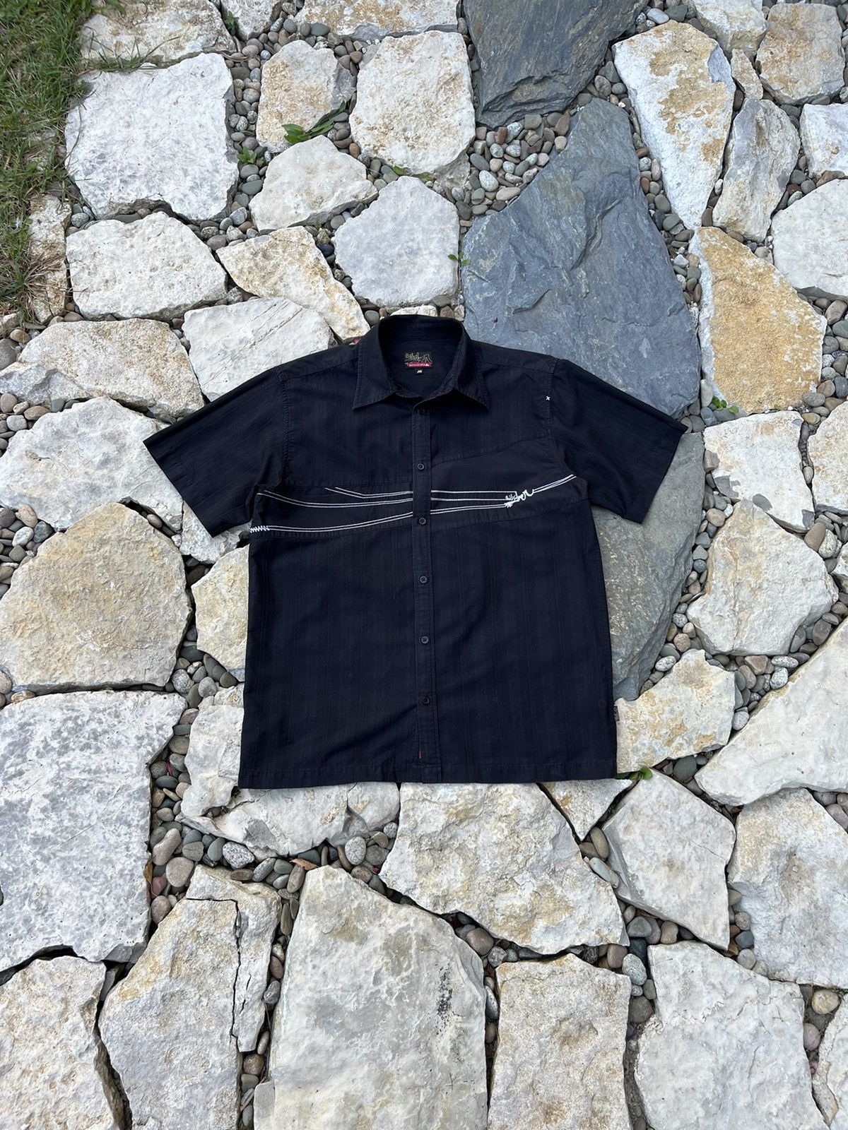 Quiksilver × Vintage Vintage Quiksilver y2k web logo genese shirt gorpcore Size US M / EU 48-50 / 2 - 1 Thumbnail