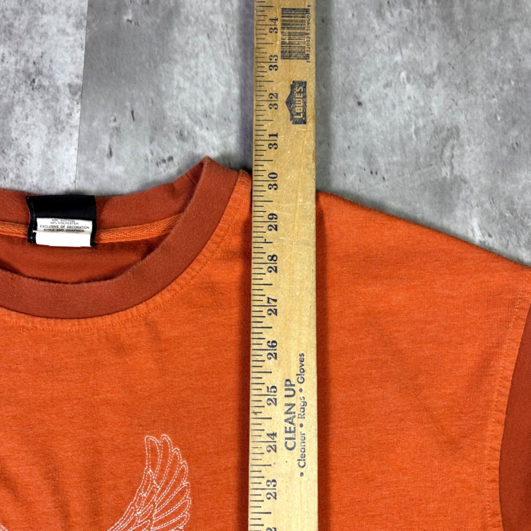 Harley Davidson Harley-Davidson T-Shirt Orange Mens XL Short Sleeve Graphic Print Crew Neck Logo Biker All Seasons Size US XL / EU 56 / 4 - 4 Thumbnail