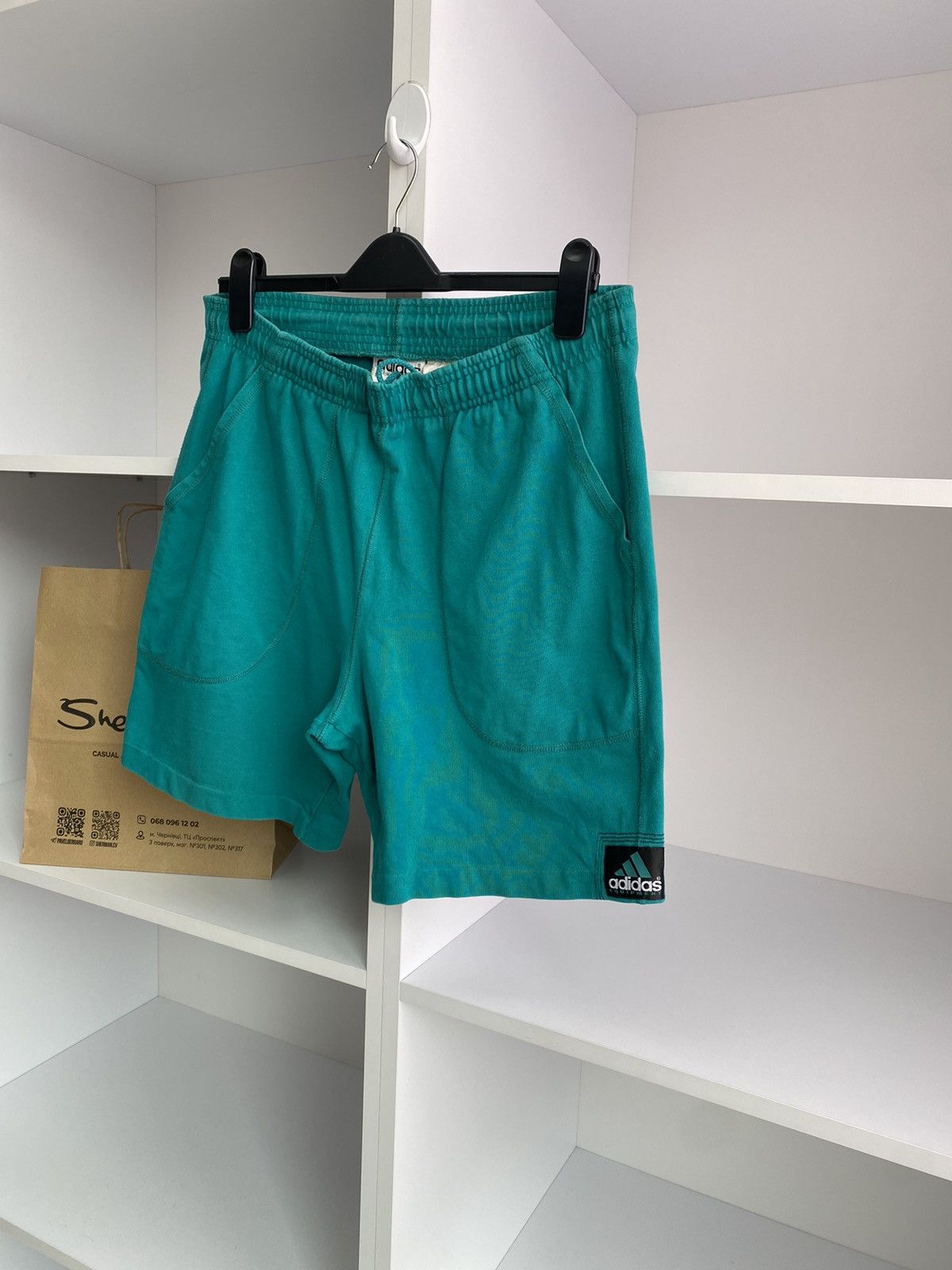 Adidas × Vintage Vintage Adidas Equipment Green 90s style shorts Size US 30 / EU 46 - 5 Thumbnail