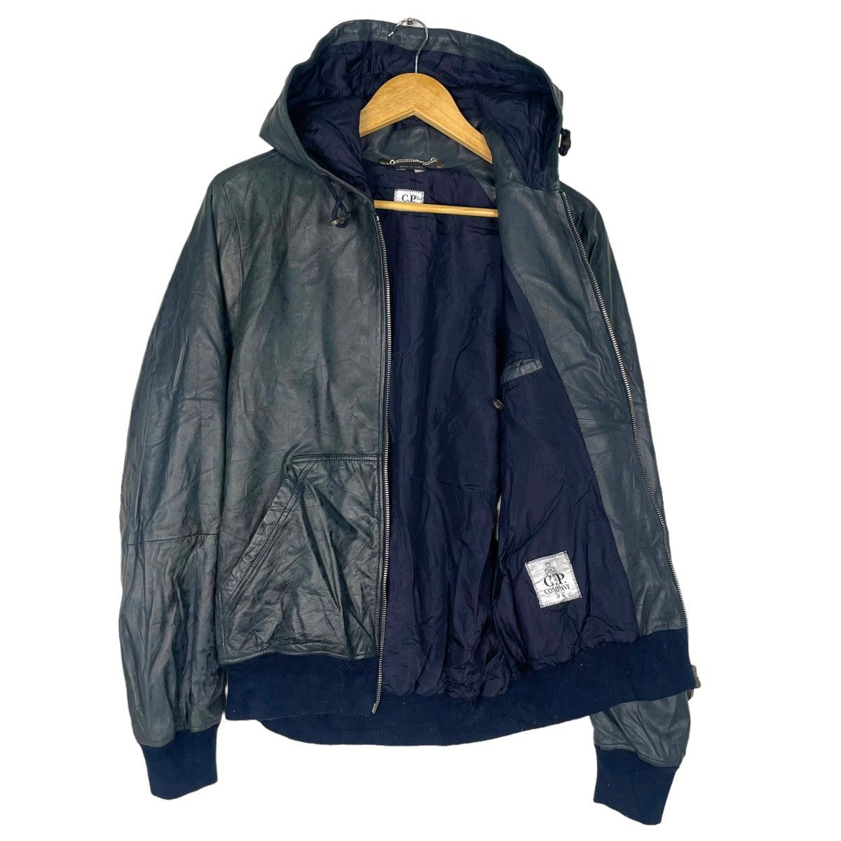 C.P. Company 💥 CP COMPANY SS2010 VERA PELLE LEATHER JACKET Size US M / EU 48-50 / 2 - 2 Thumbnail