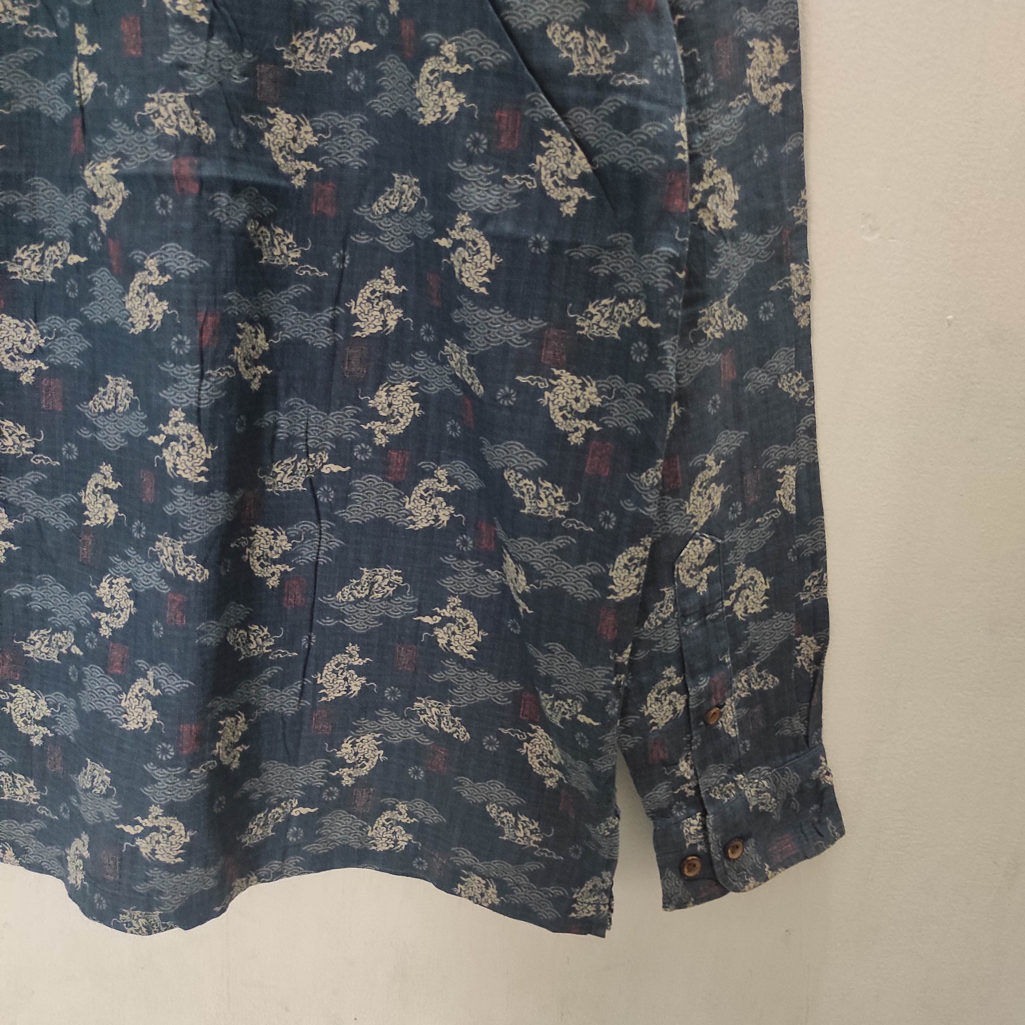Sugar Cane Vintage Sugar Cane Full Print Dragon Shirt Size US M / EU 48-50 / 2 - 14 Thumbnail