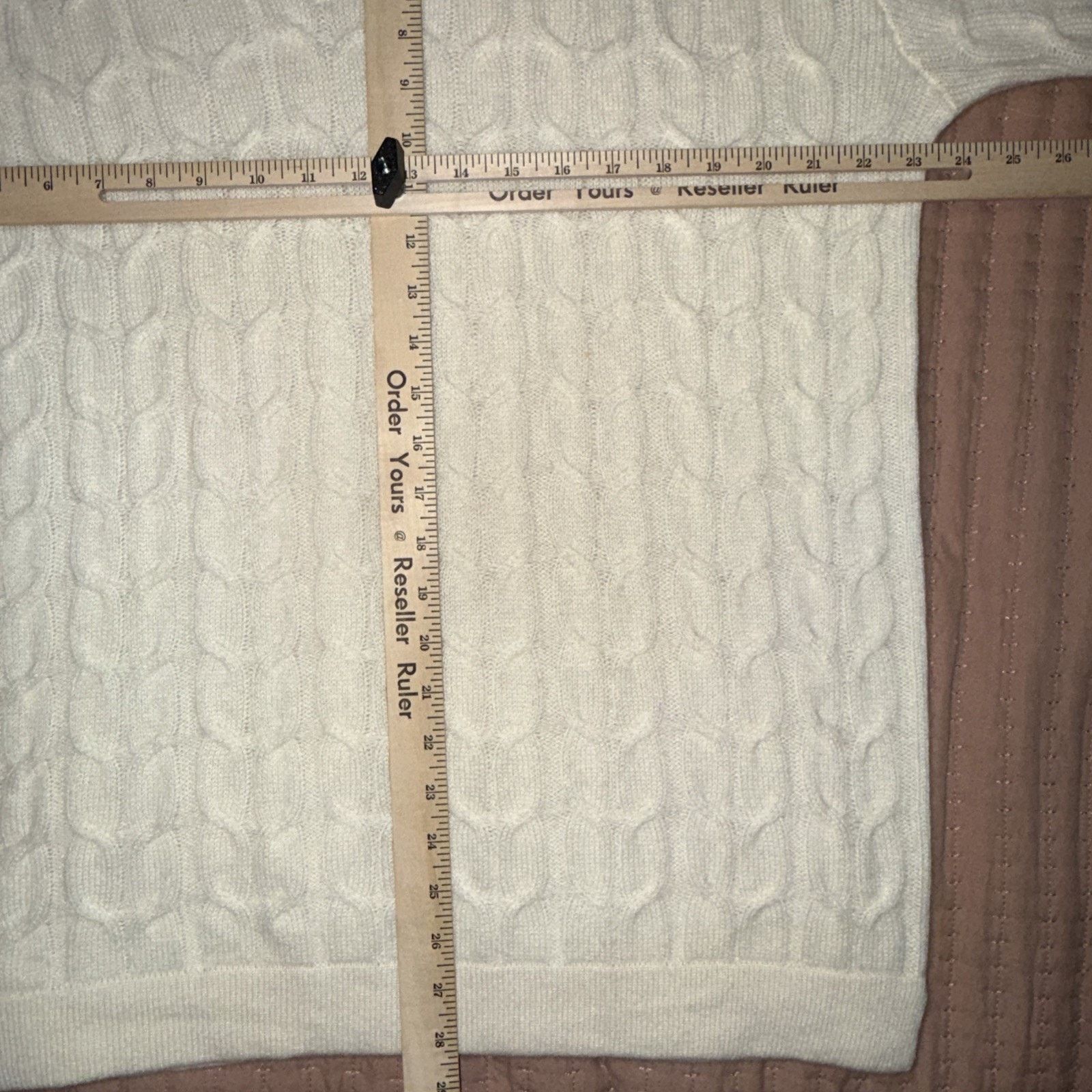 Other Erdos NWT Ivory V-Neck Cashmere Sweater XL Quiet Lux Uni Sex Size XL / US 12-14 / IT 48-50 - 8 Thumbnail