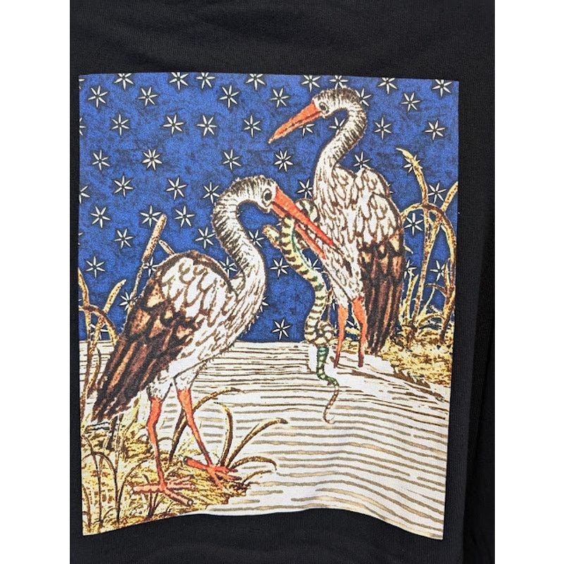 Heron Preston o1rshd1 Medieval Heron Crewneck in Black/White Size US L / EU 52-54 / 3 - 11 Thumbnail