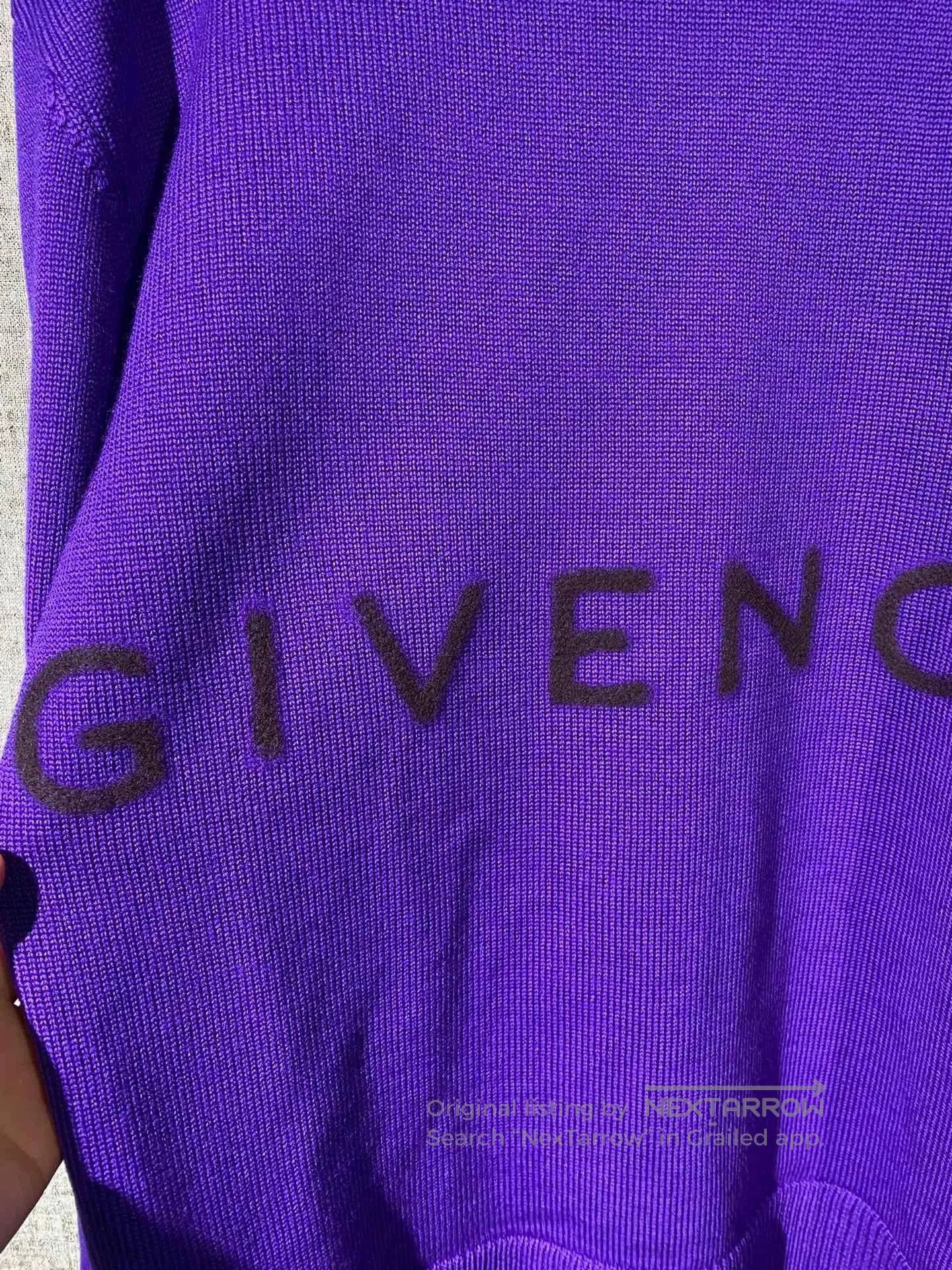 Givenchy givenchy purple knit sweater with tags. Size US S / EU 44-46 / 1 - 3 Thumbnail