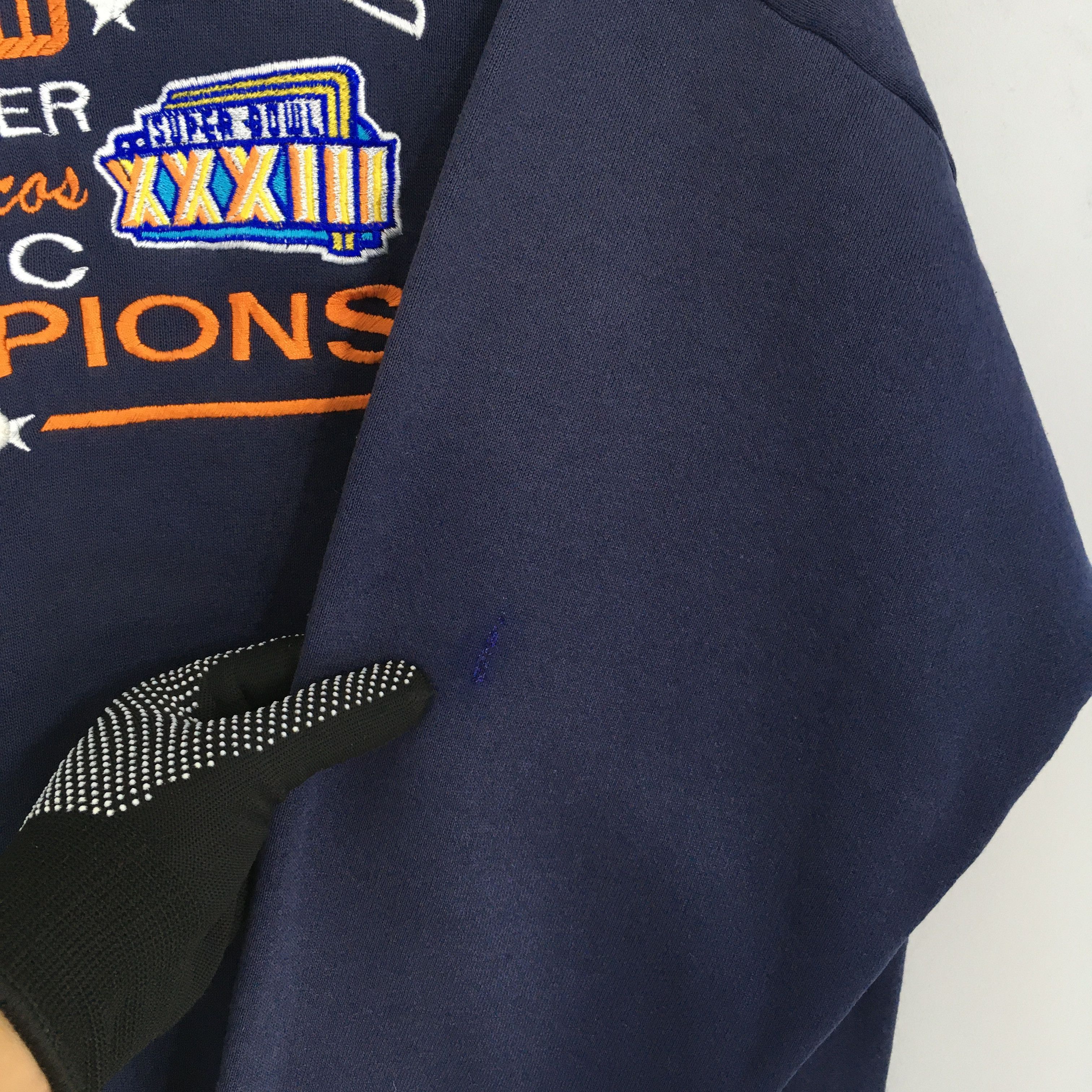 NFL × Vintage Vintage 90s Denver Broncos NFL Sweatshirt XLarge Size US XL / EU 56 / 4 - 5 Thumbnail